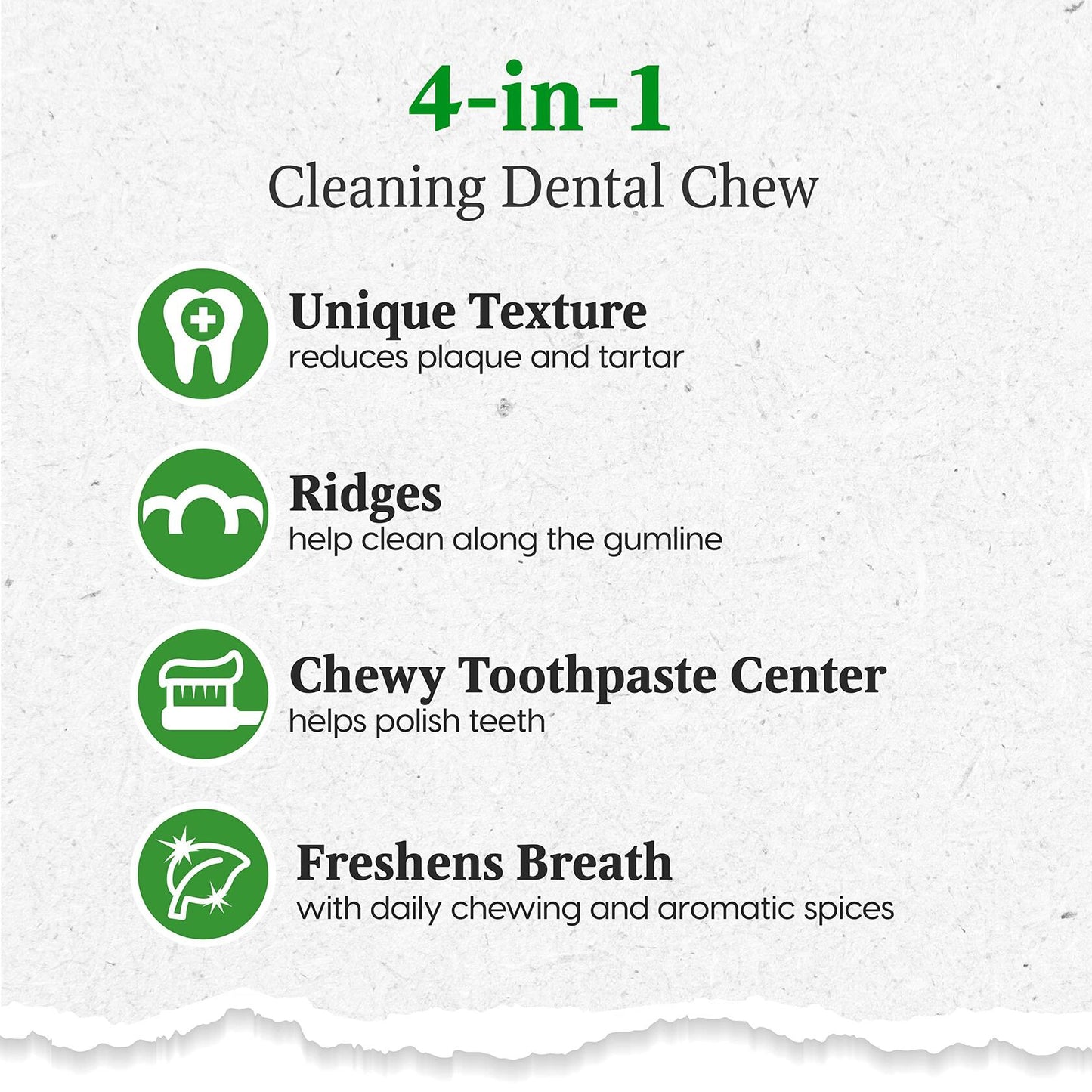 BestBy07/25 Ark Naturals Brushless Toothpaste Dog Dental Chews Mini 4oz 1 Pack