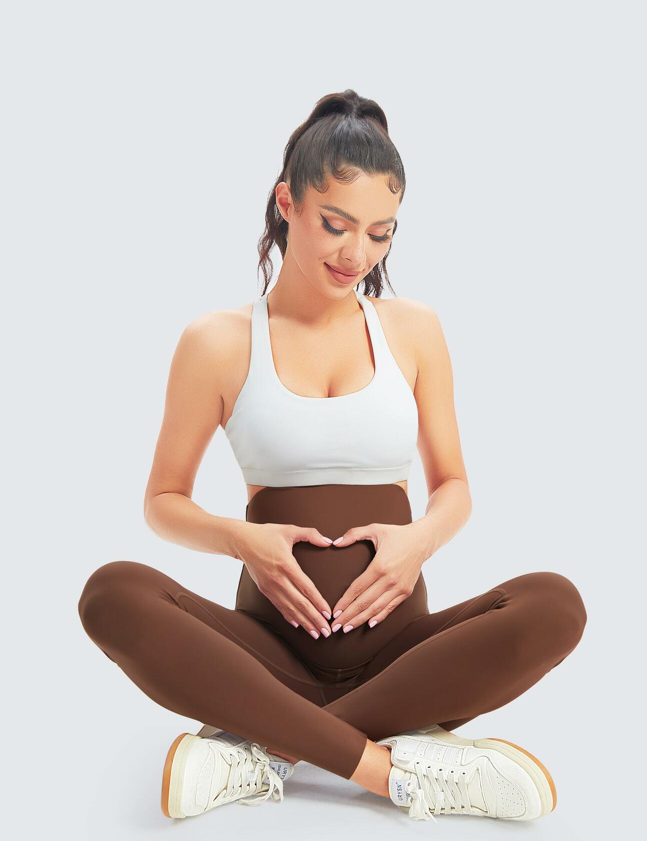 BONVIGOR Maternity Leggings Over Belly Full Length Yoga Pants