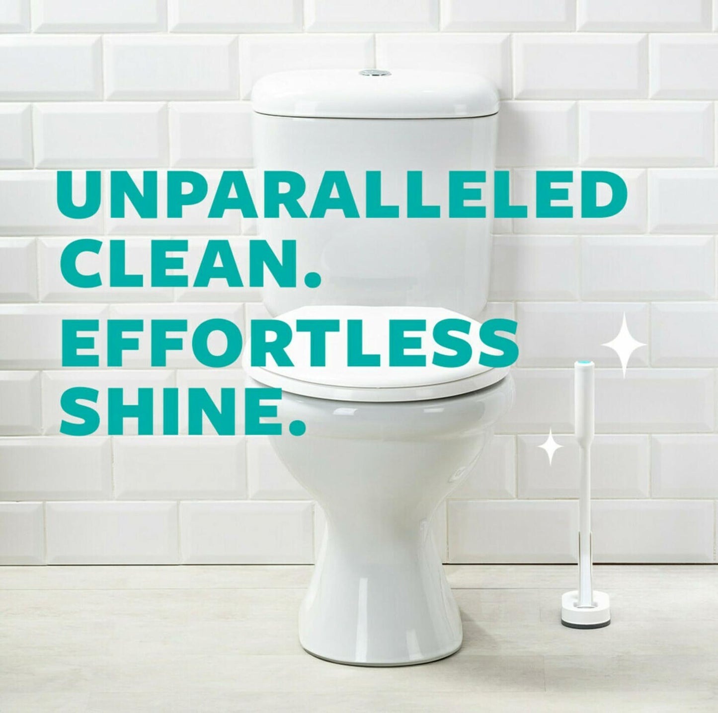 Scotch-Brite Power Scour Toilet Cleaning System with 1 Wand & 5 Pads Stand