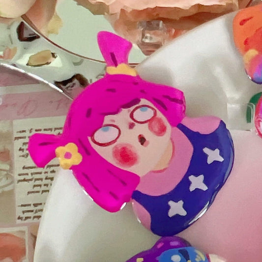 chanseens Cute Fridge Magnet Sticker Roll One's Eye for Kitchen Office Home