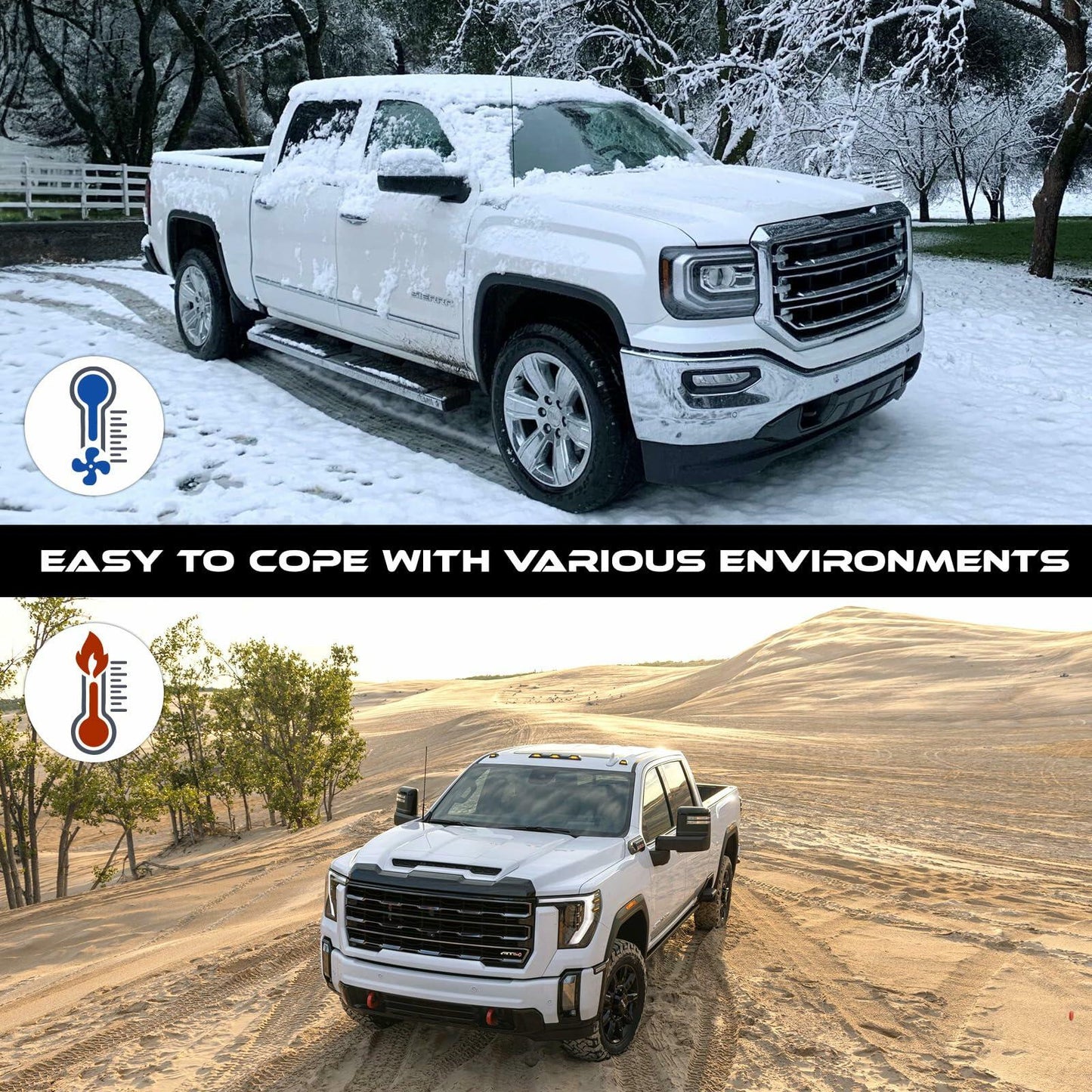 Chapoz Chrome Door Handles for 2007-2014 Cadillac Escalade GMC Yukon 4PCS