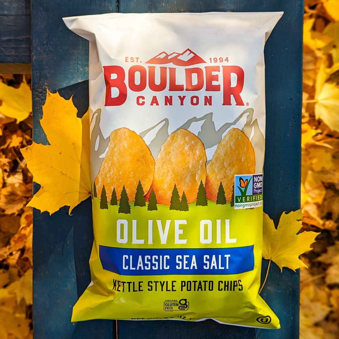 BestBy01/25 Boulder Canyon Olive Oil Kettle Chips Classic Sea Salt 6.5 oz