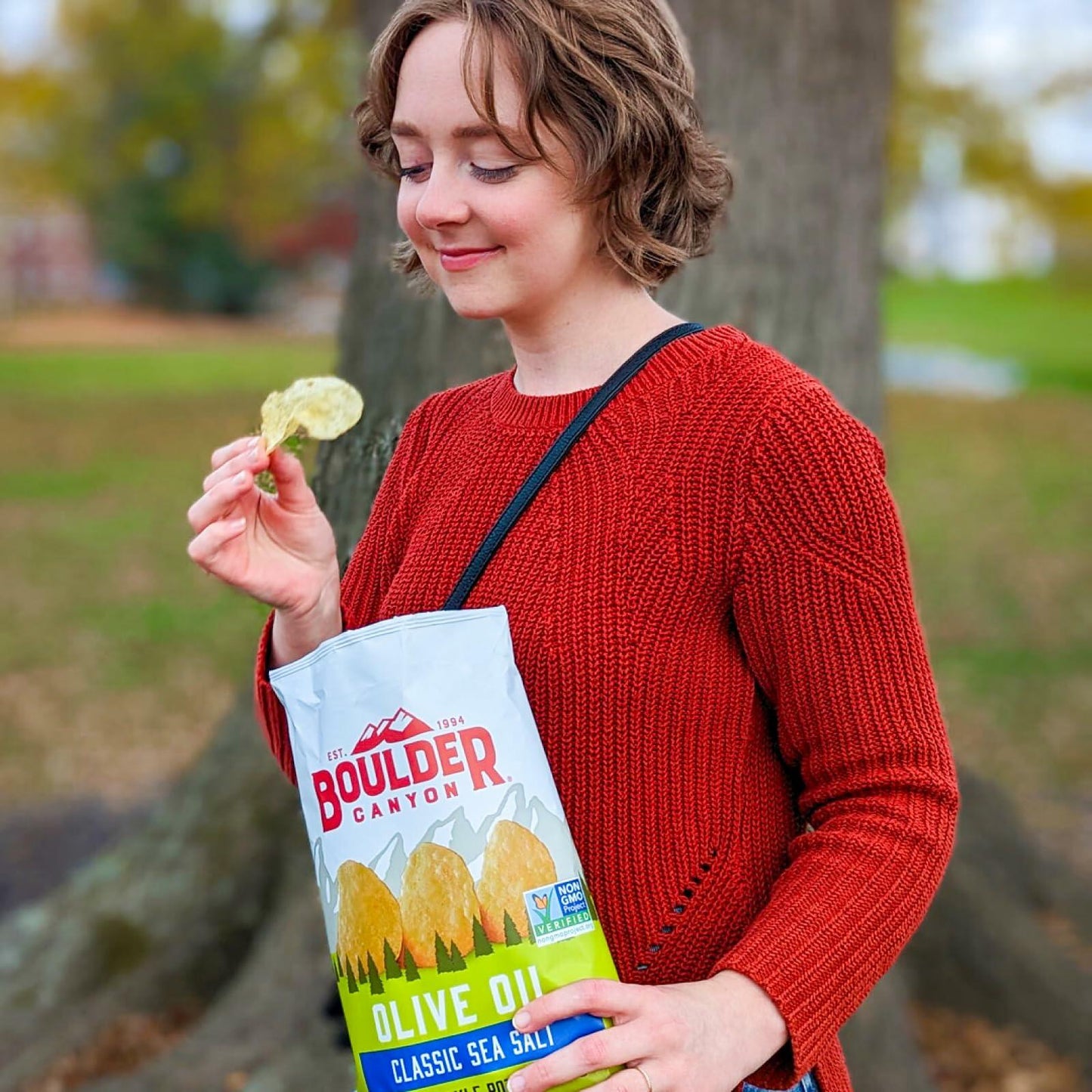 BestBy01/25 Boulder Canyon Olive Oil Kettle Chips Classic Sea Salt 6.5 oz