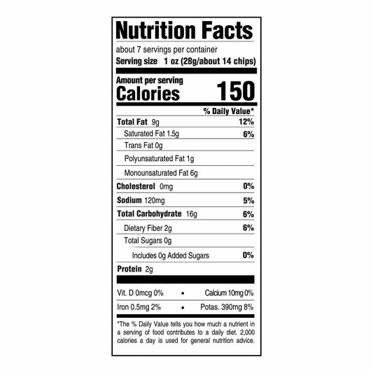 BestBy01/25 Boulder Canyon Olive Oil Kettle Chips Classic Sea Salt 6.5 oz