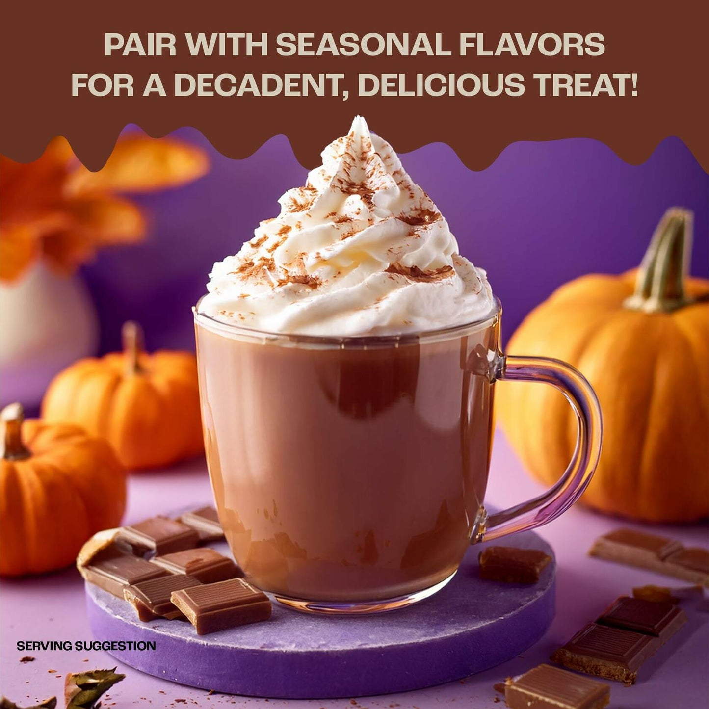 BestBy10/26 Crazy Cups Ultra Premium Organic Vegan Hot Chocolate Mix 20 Pack