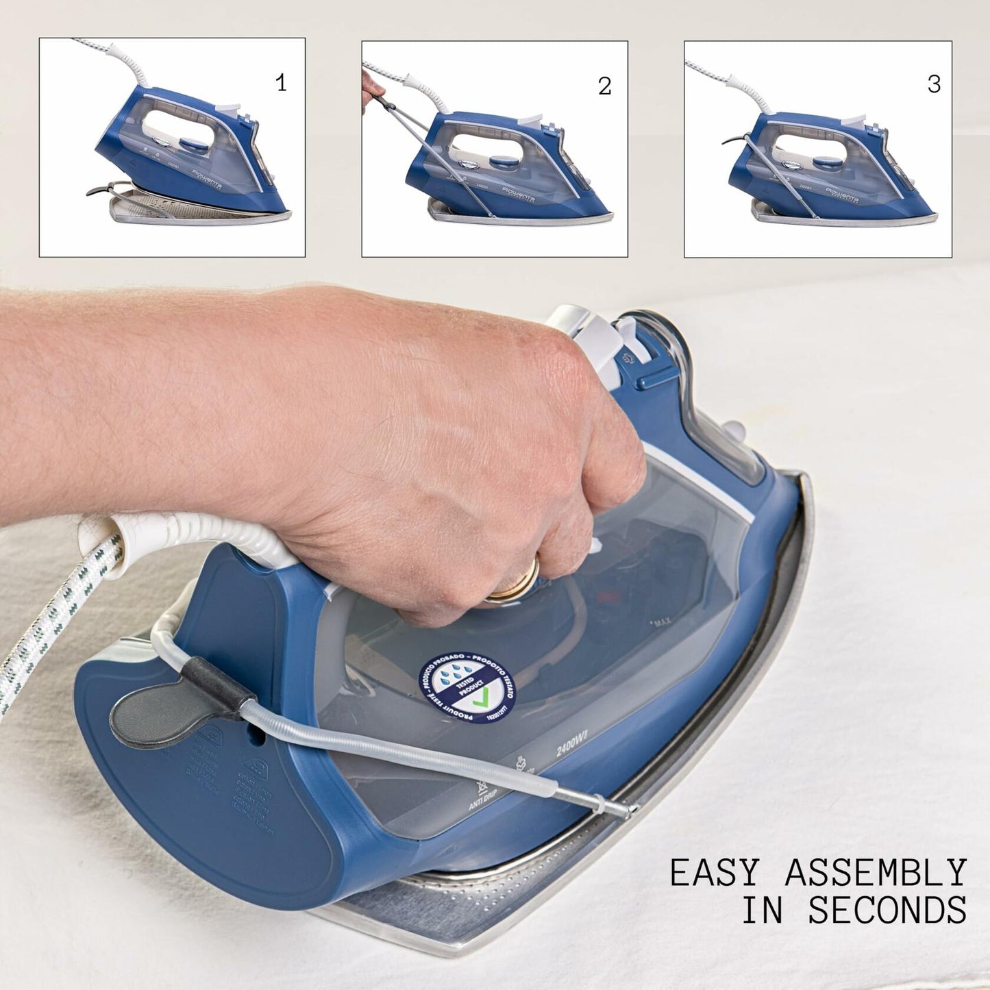 Erreke Iron Protective Cover Non Stick Sole Fits Most Irons Easy Install