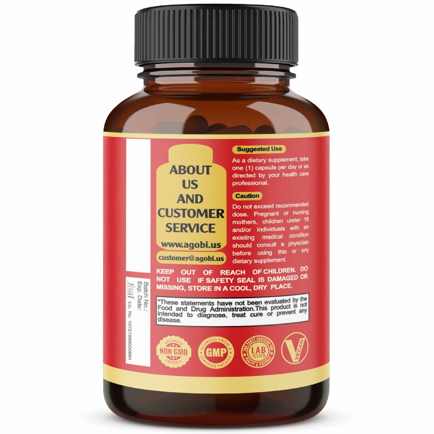BestBy12/25 Ashwagandha 2 Pack 60 Caps 5in1 Formula Turmeric Rhodiola Black
