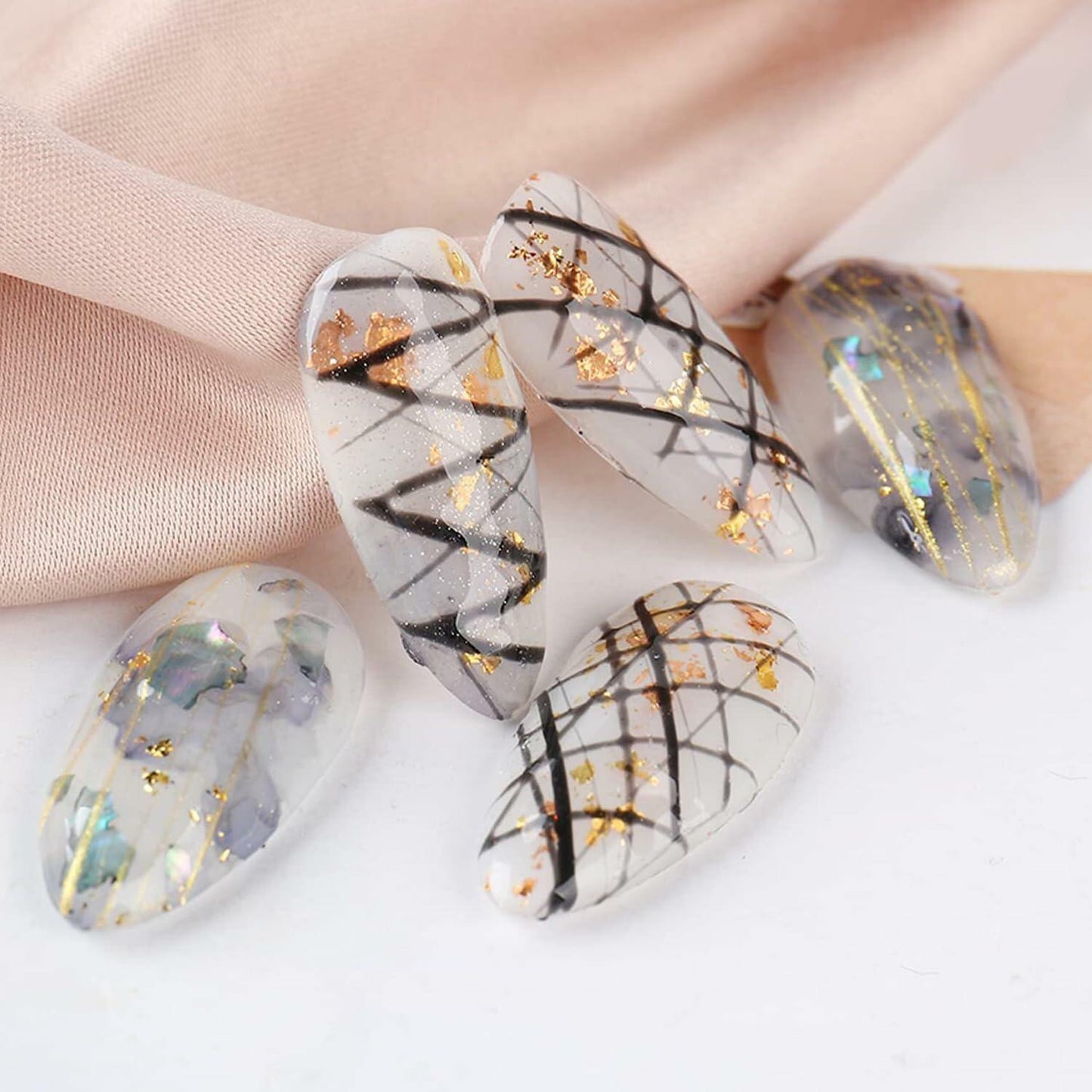 Vonrui Black Spider Gel Nail Art Paint UV LED Manicure Nail Gel