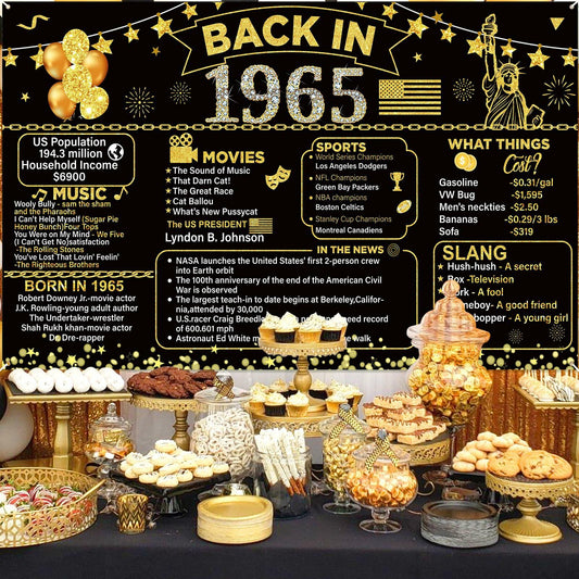 Rose Gold 71st Birthday Banner Vintage 1954 Party Decor 0.31lbs