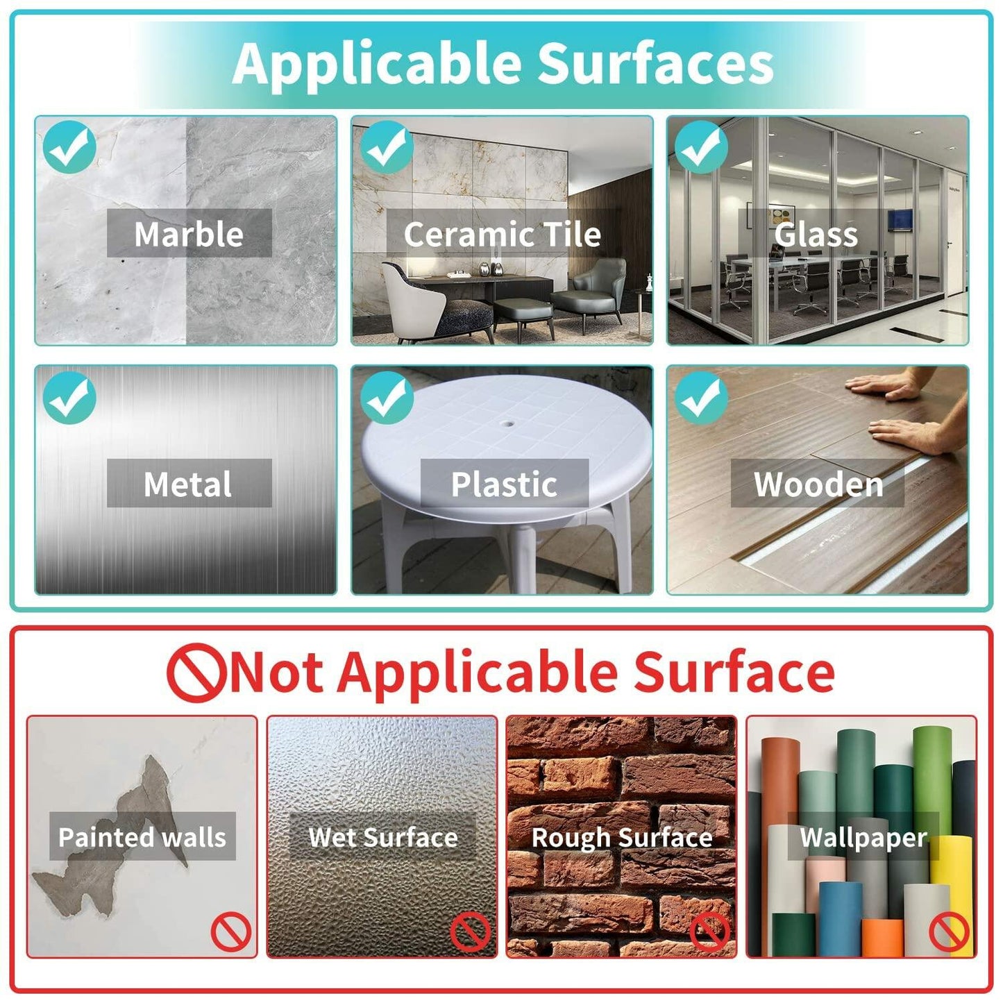 ZhiYo Double Sided Heavy Duty Transparent Mounting Tape 13'x1"