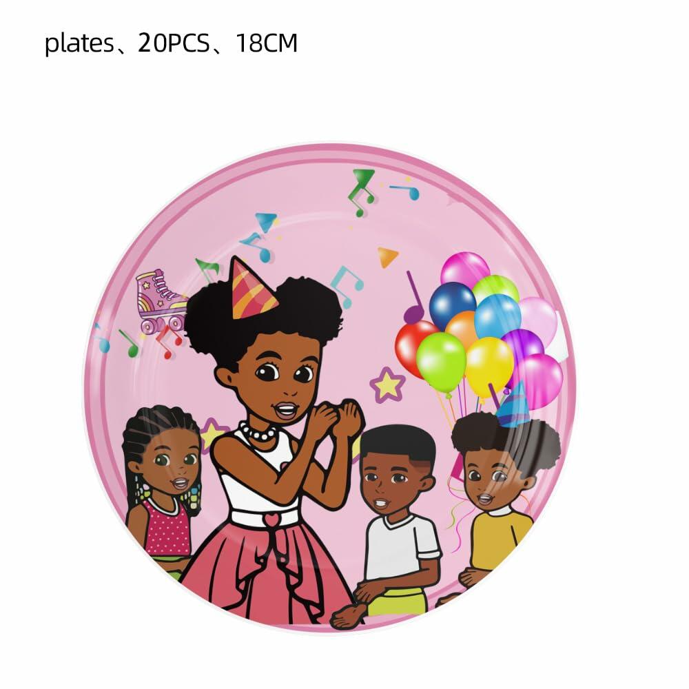41pcs Children Party Supplies 20 Plates Napkins Tablecloth Birthday Decor