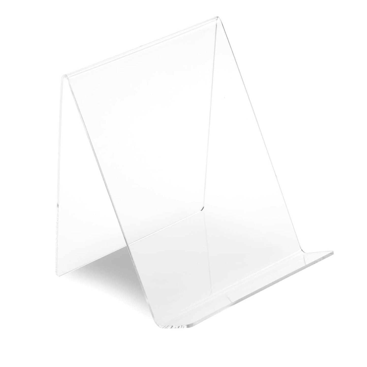Juvale Acrylic Book Stand 4.5x5in Clear Easel Holder 6-Pack