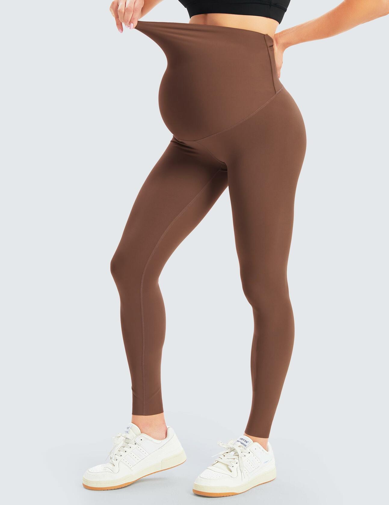 BONVIGOR Maternity Leggings Over Belly Full Length Yoga Pants