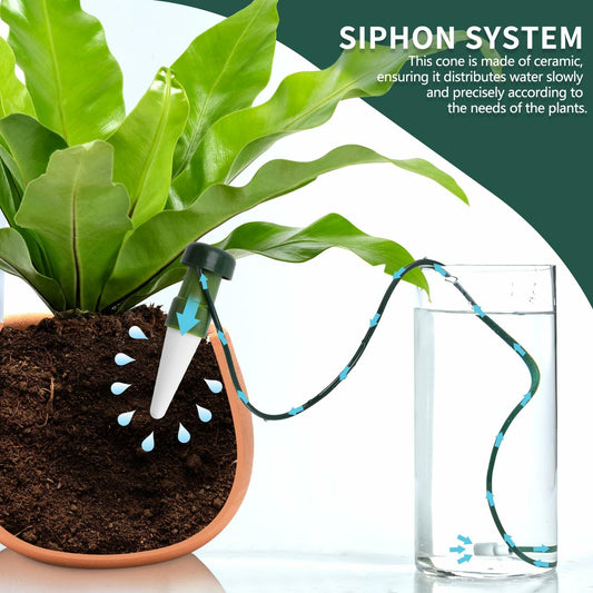 BYDOLL Plant Self-Watering Stakes Automatic Drip Irrigation System 10 Pack