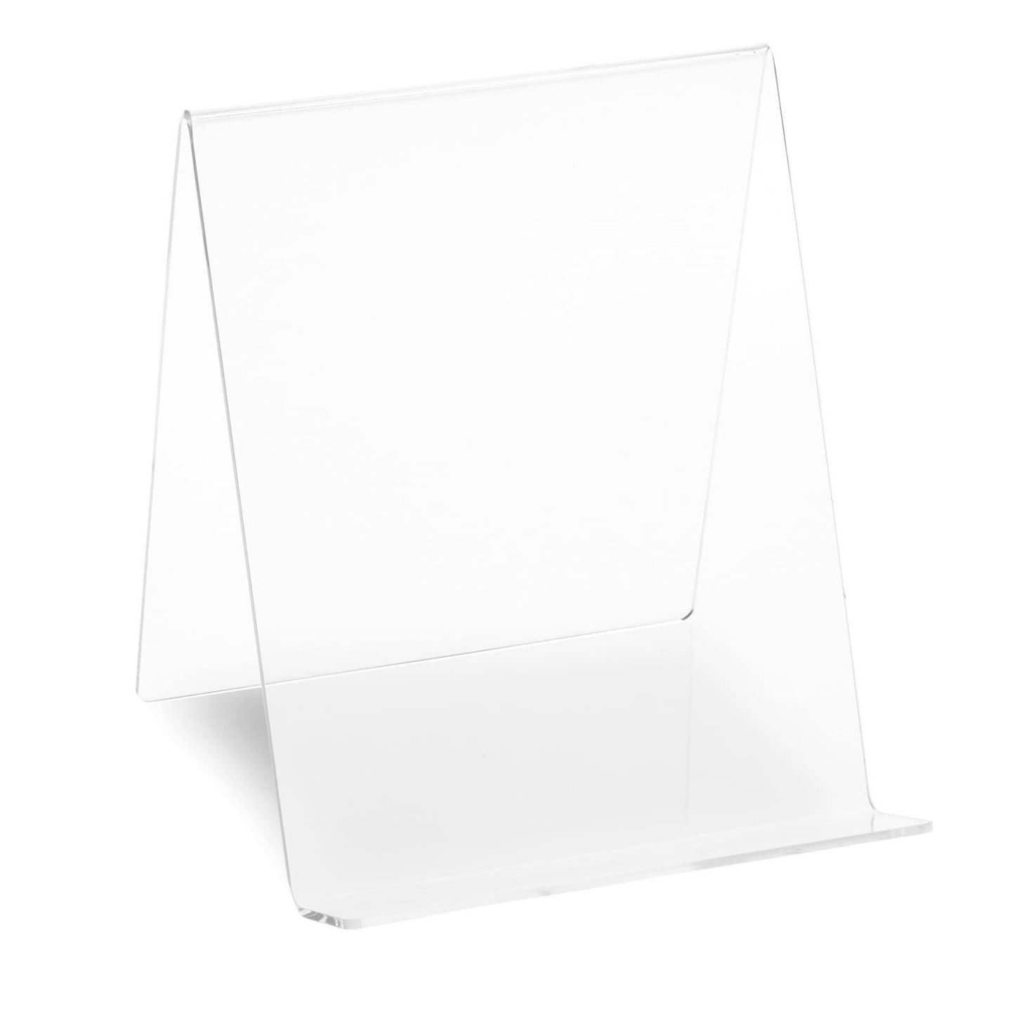Juvale Acrylic Book Stand 4.5x5in Clear Easel Holder 6-Pack