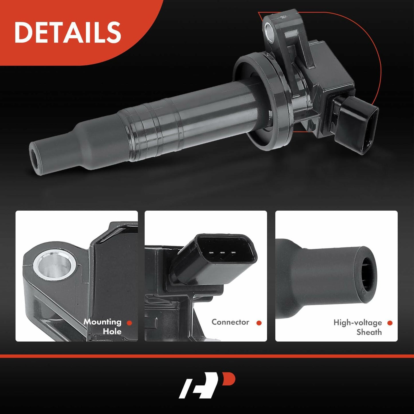 A-Premium Ignition Coil Pack for Toyota Matrix Corolla Celica 1.8L L4