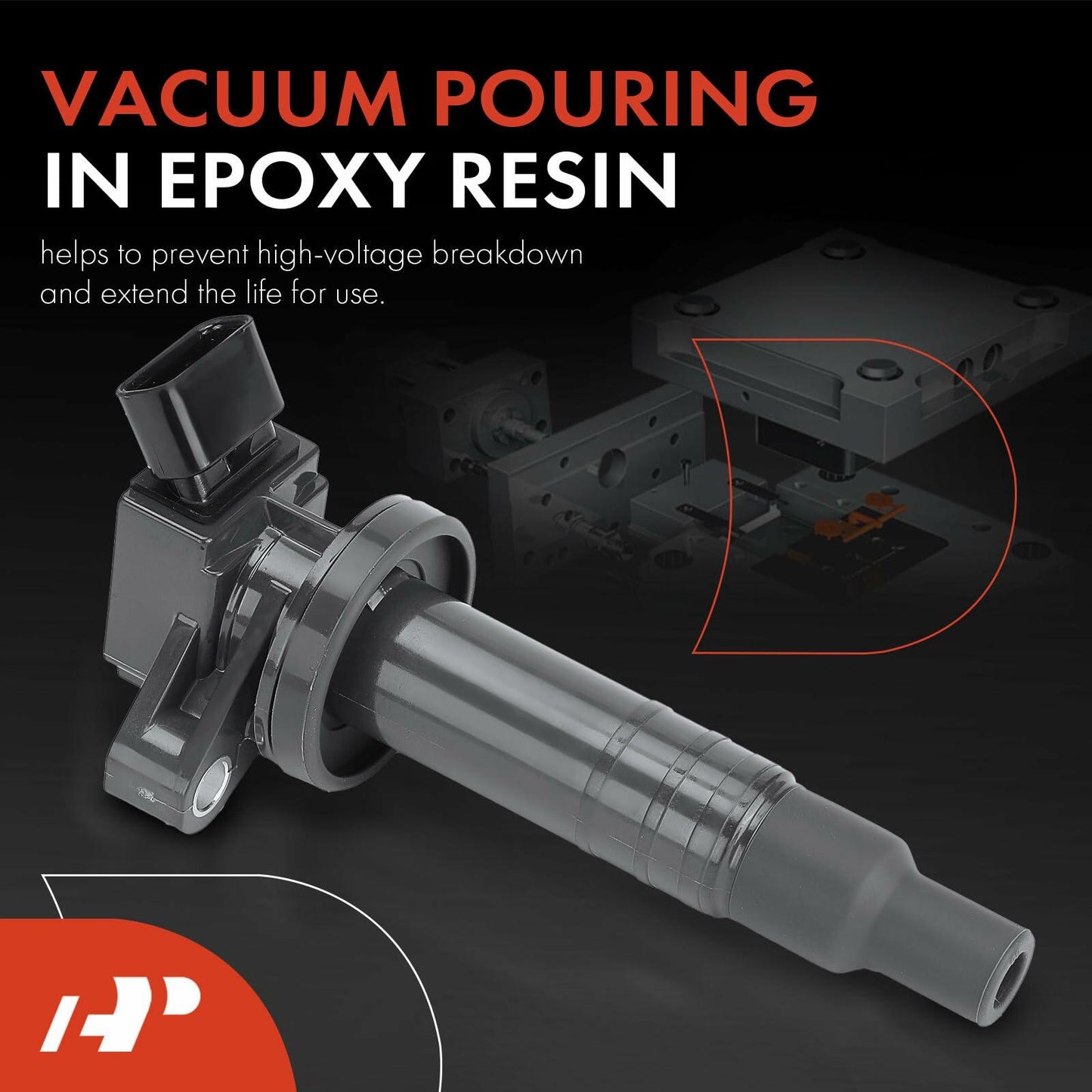 A-Premium Ignition Coil Pack for Toyota Matrix Corolla Celica 1.8L L4