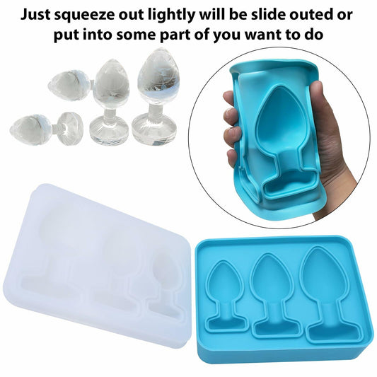 CowGoldChild Silicone Ice Cube Tray Mold for Stanley Cup with Lid Fun Gift