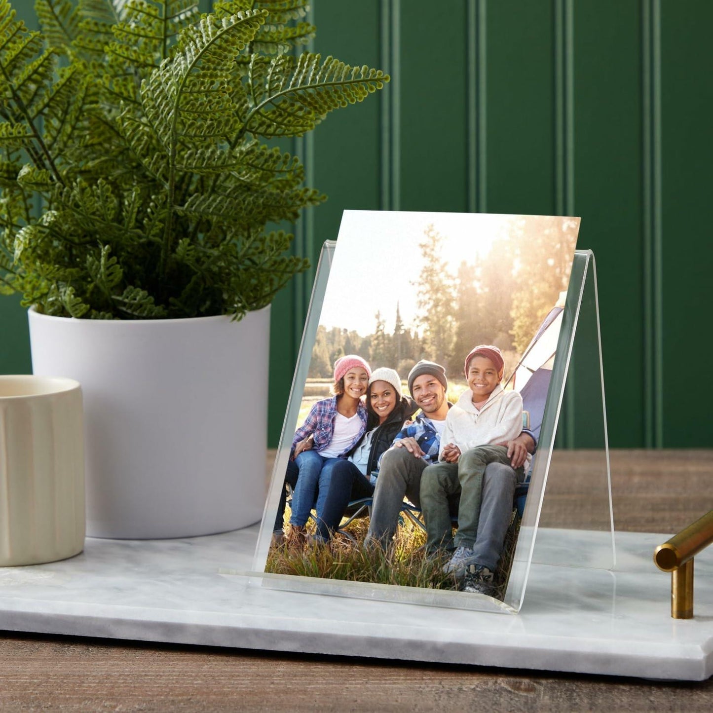 Juvale Acrylic Book Stand 4.5x5in Clear Easel Holder 6-Pack