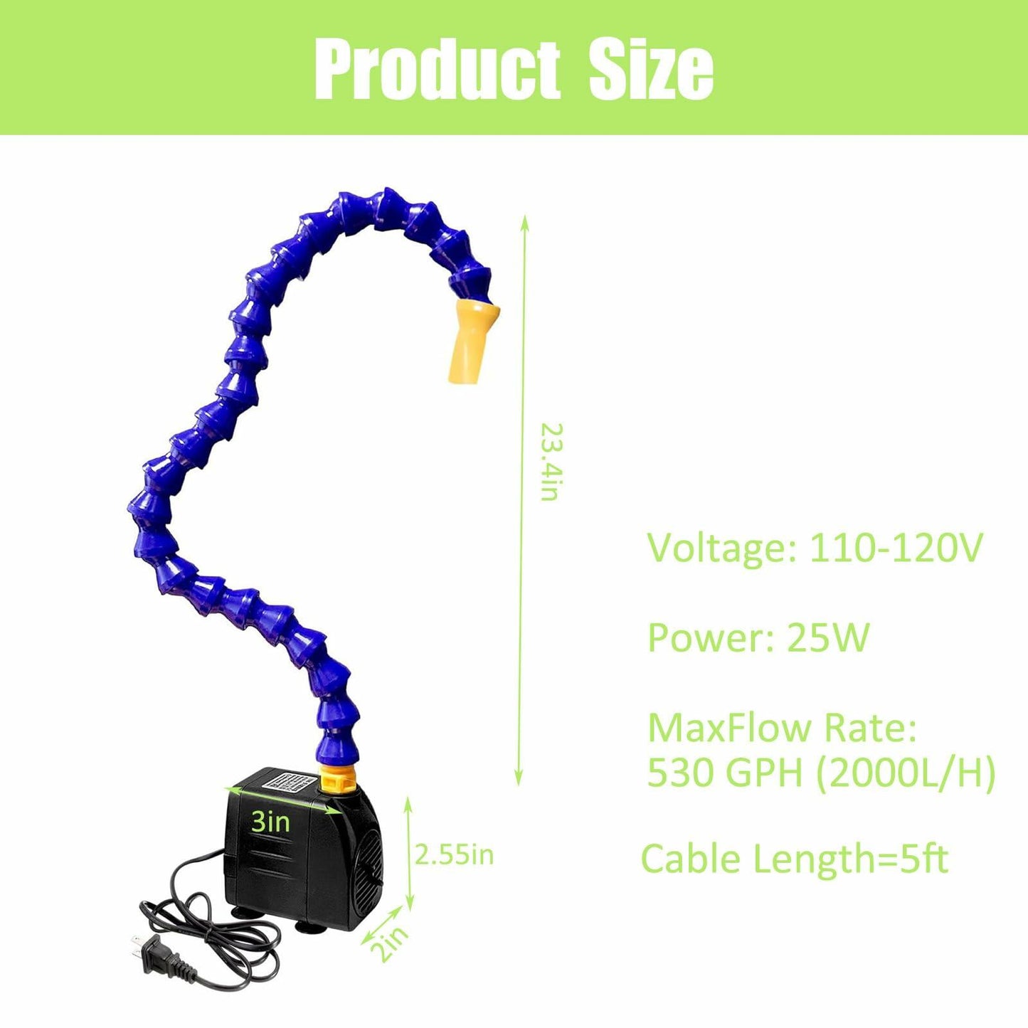Generic Adjustable Automatic Water Table Pump One Way Universal DIY Outdoor Toy
