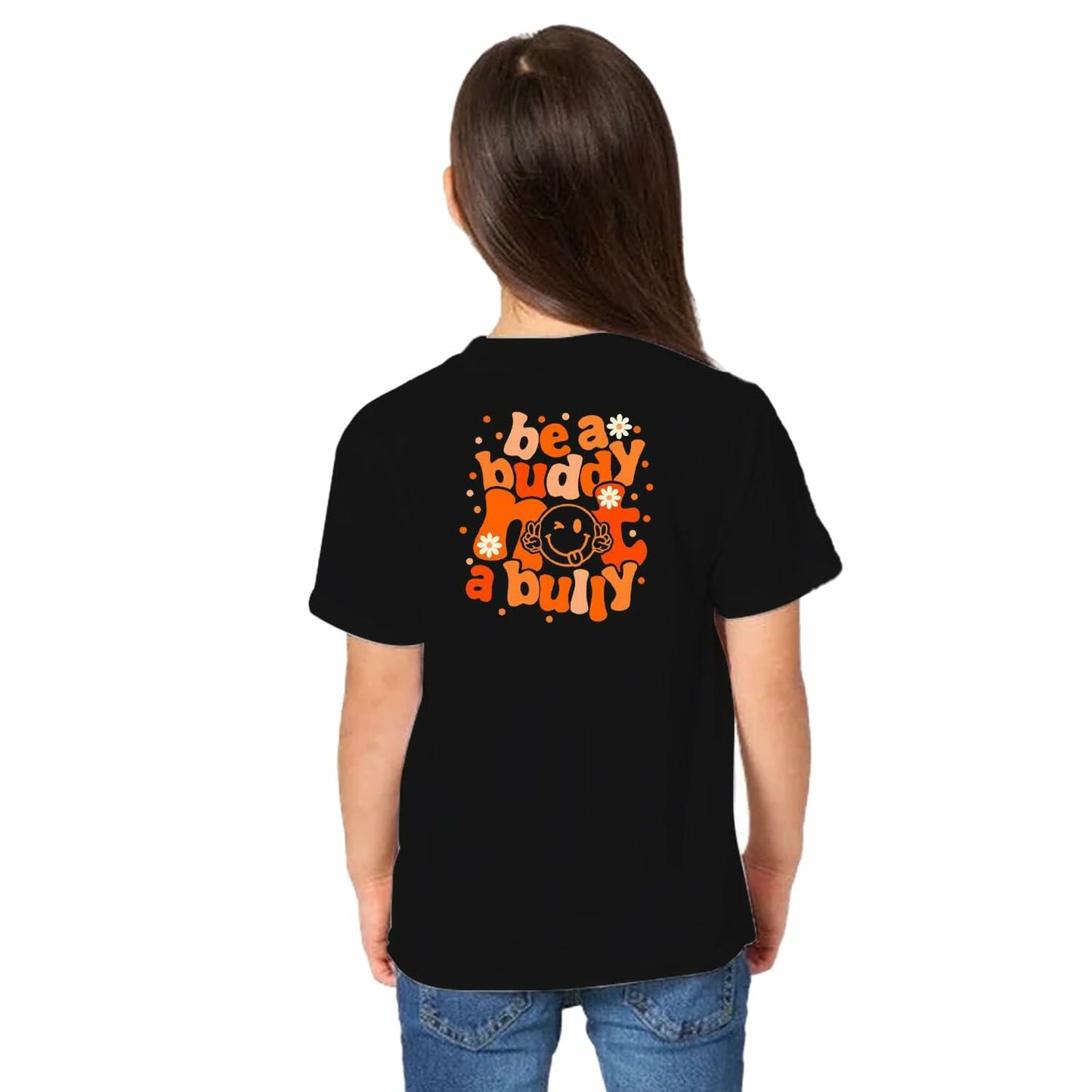 Anti Bullying Kids Shirt Unity Day Be Kind Tee Tops Size 4T Black