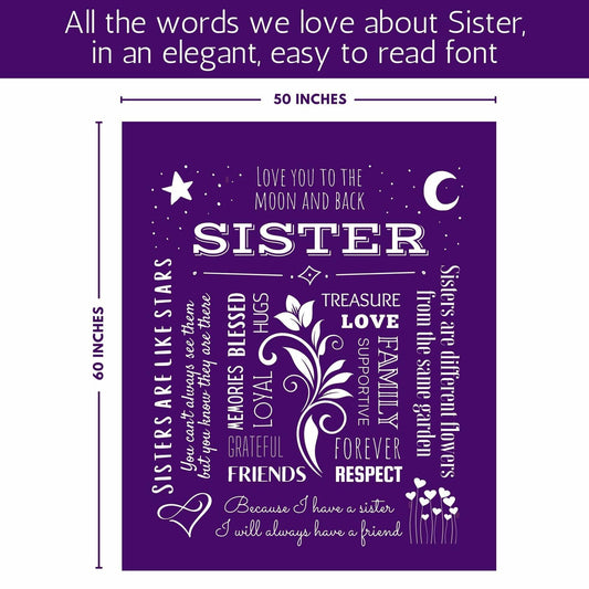 FILO ESTILO Plush Cozy Sherpa Throw Blanket 60x50 Inches Grey