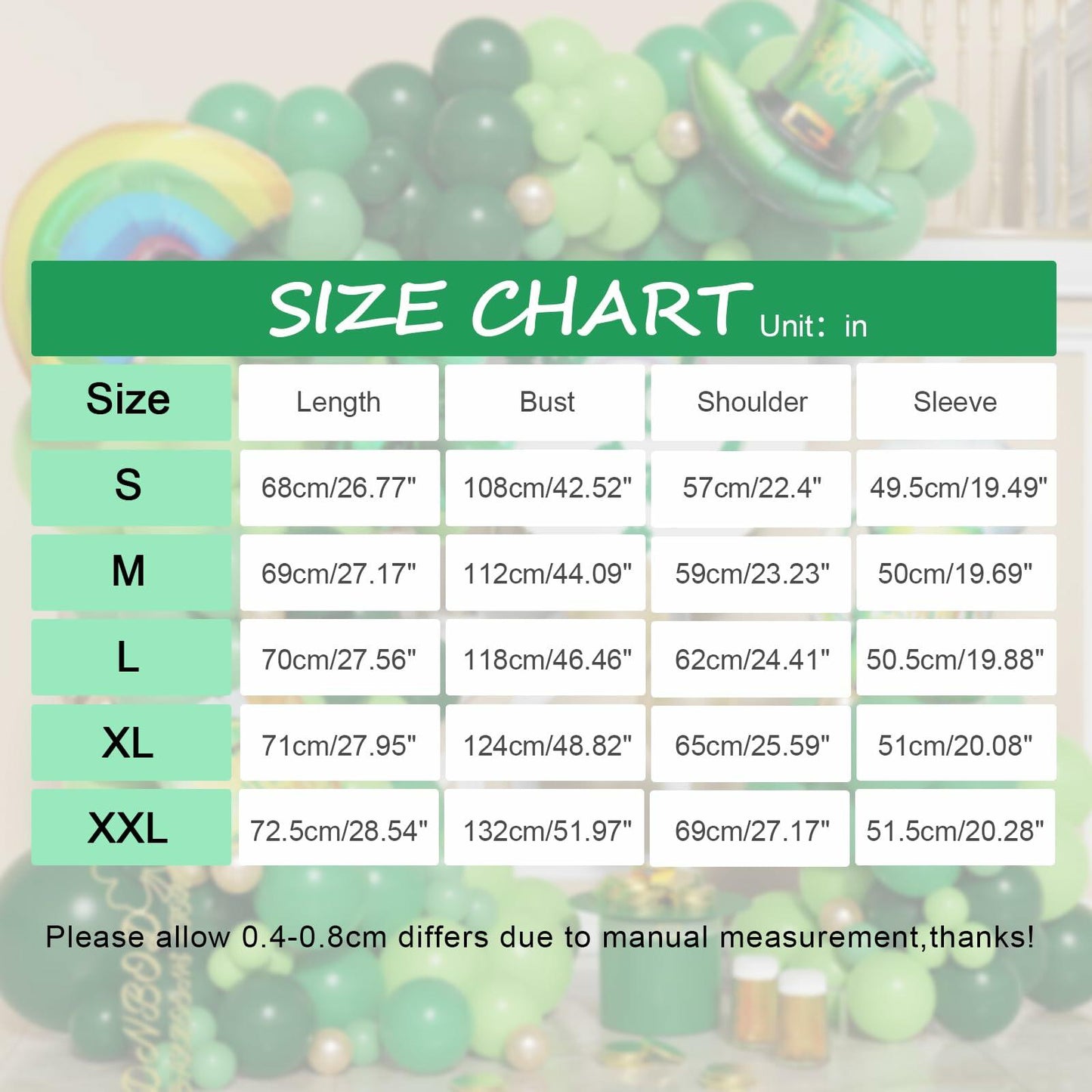 Women St Patricks Shamrock Lucky Clover Sweatshirt Pullover White Size XL