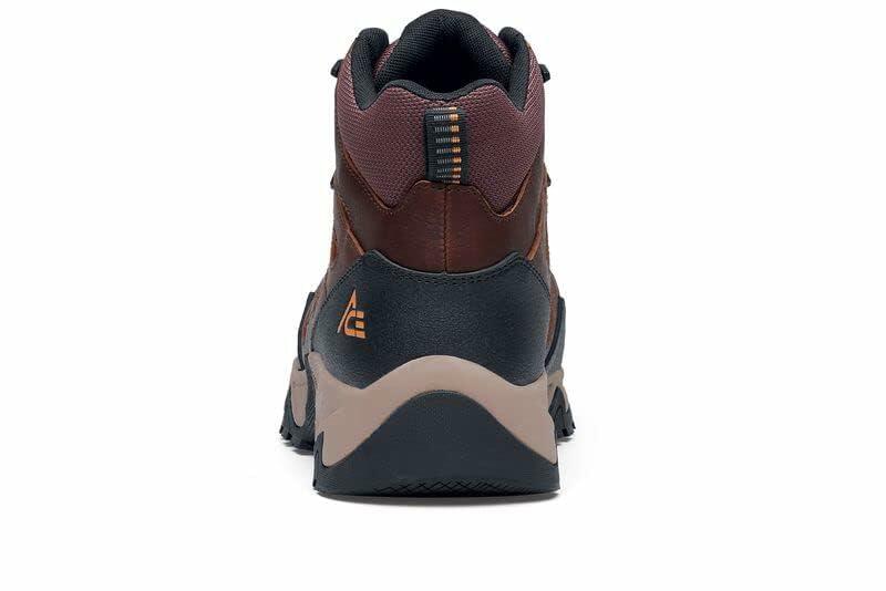 ACE Work Boots Badlands Mid Men's Nano Composite Toe Brown Size 7