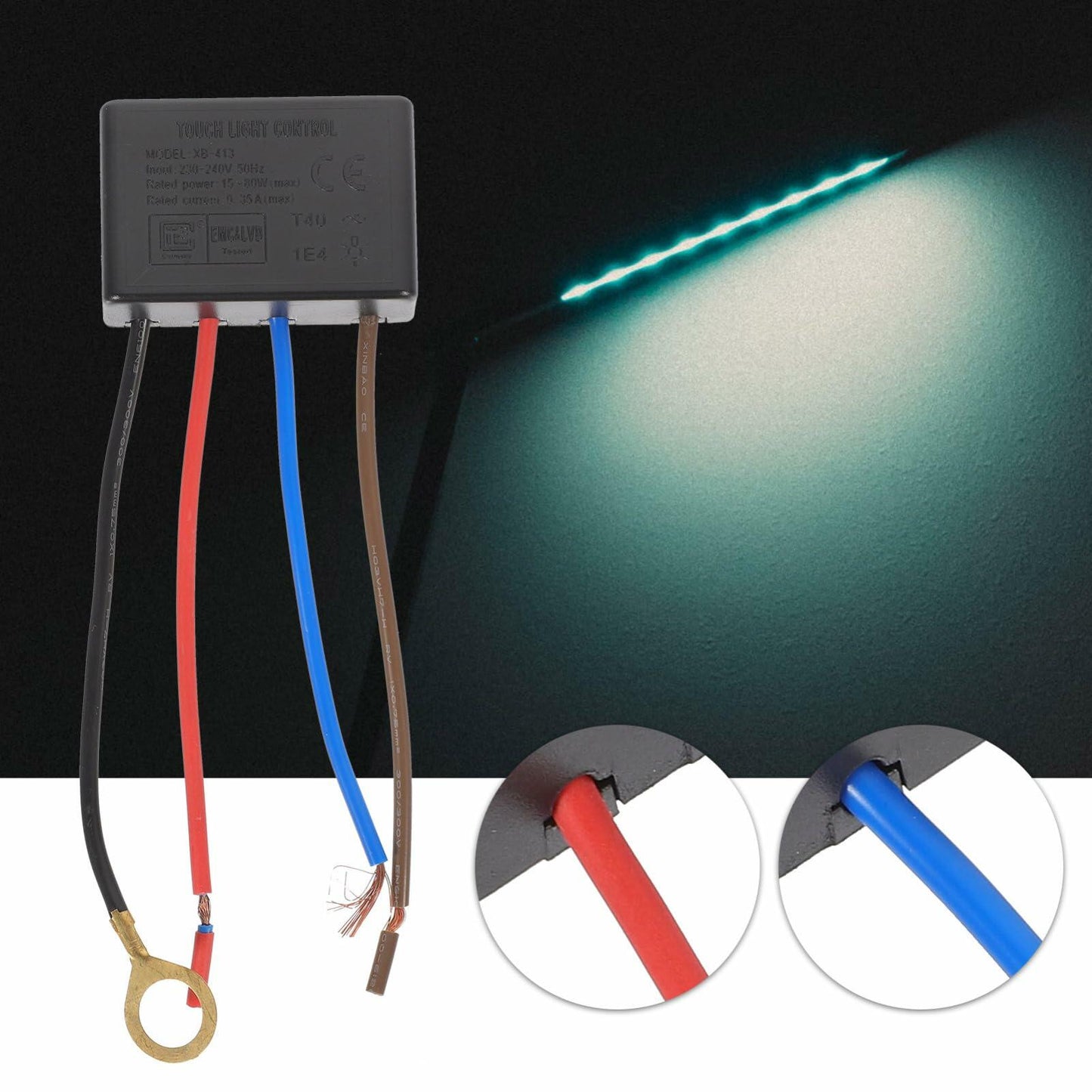 Yardenfun Touch Dimmer Table Lamp Replacement LED Light Module
