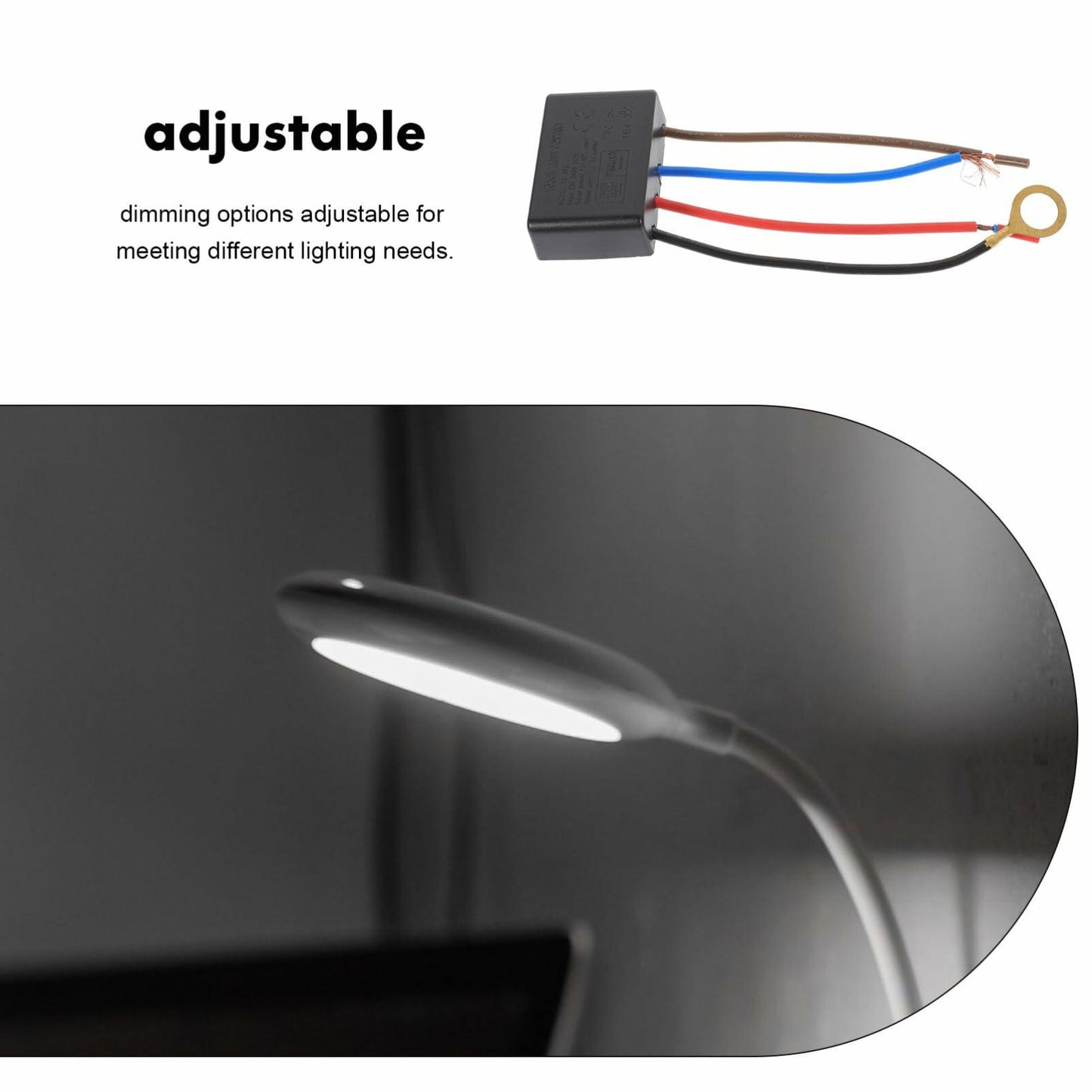 Yardenfun Touch Dimmer Table Lamp Replacement LED Light Module