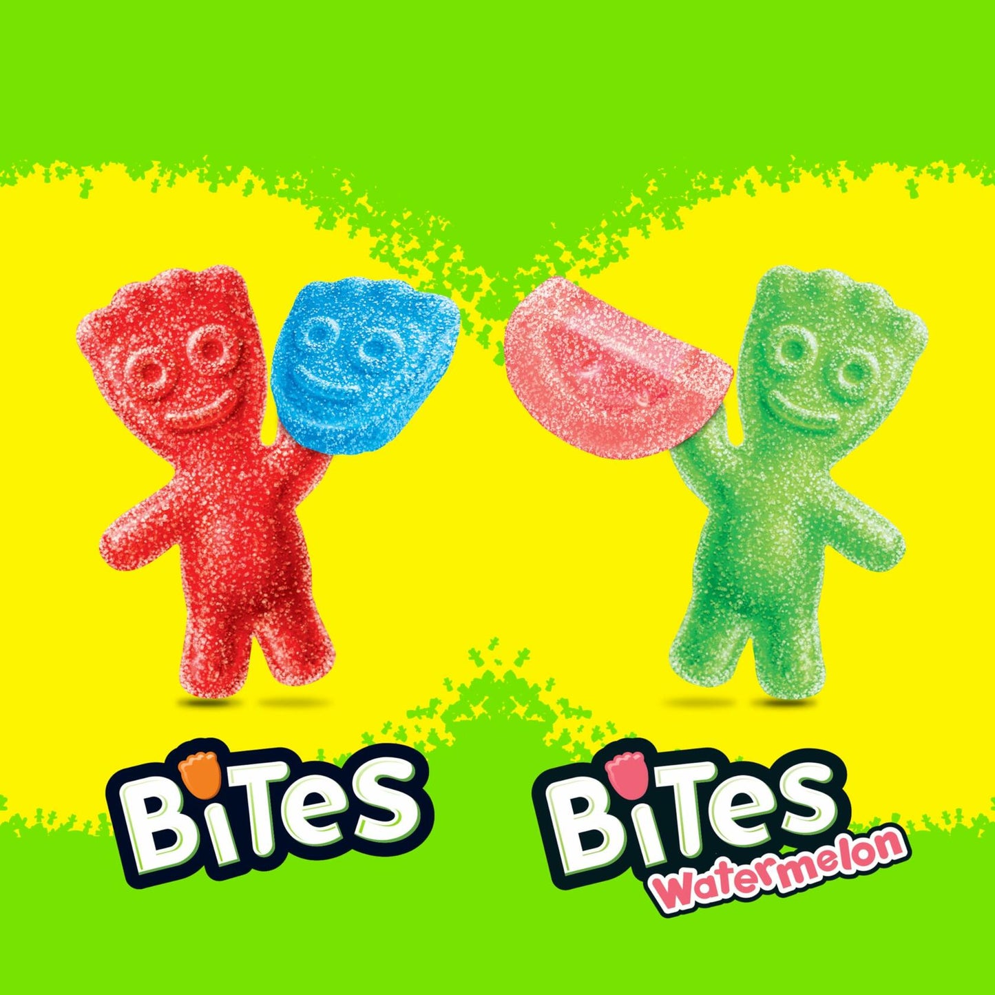 BestBy06/25 SOUR PATCH KIDS Bites Original Watermelon Candy Variety Pack 3x12oz