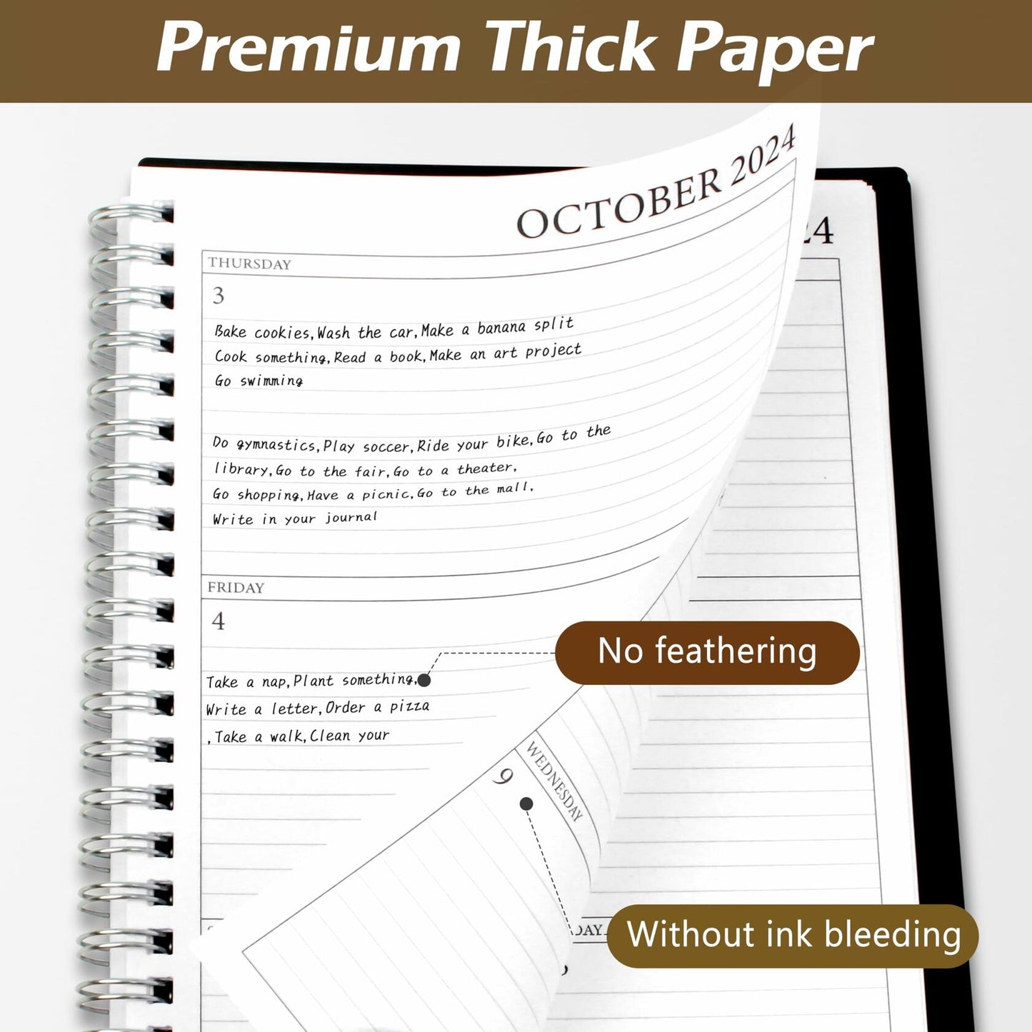 Weekly Planner 2024-2025 5.7x8.3in Academic Monthly Organizer Calendar