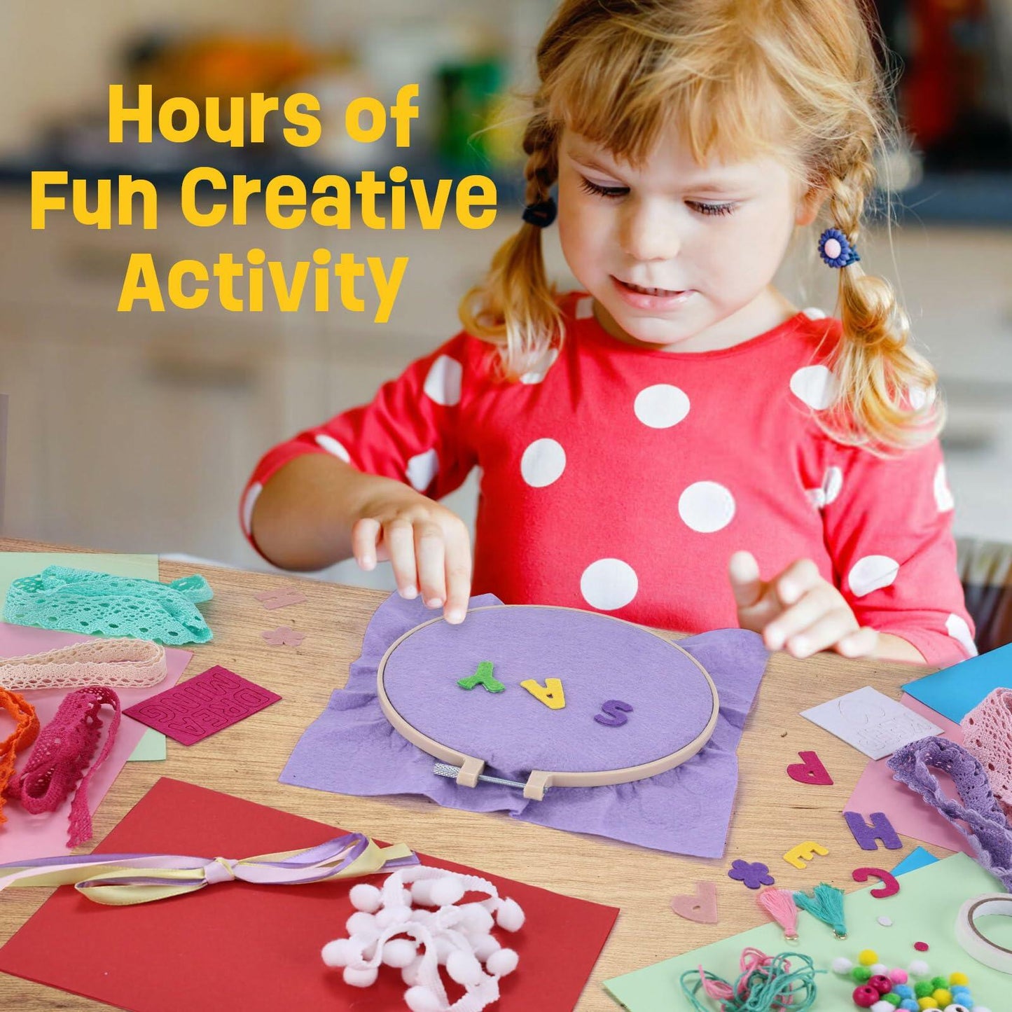 LAOESE Dream Catcher Felt Craft Sewing Kit for Kids Ages 6-12 - 2 Set