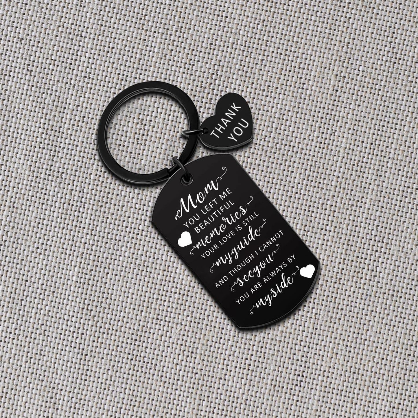 Potok Sympathy Gifts Keychain Loss of Mom Memorial Gift Eternal Love