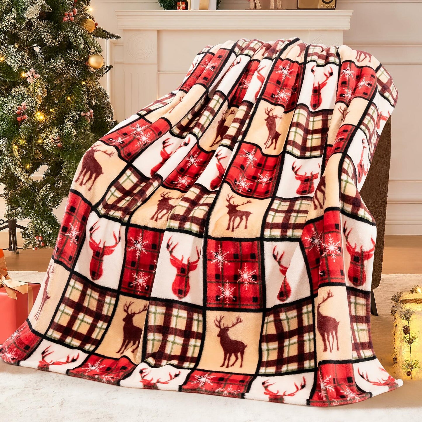 ROMROL Mom Blanket Super Soft Flannel Throw 50x60 Purple Cozy Gift