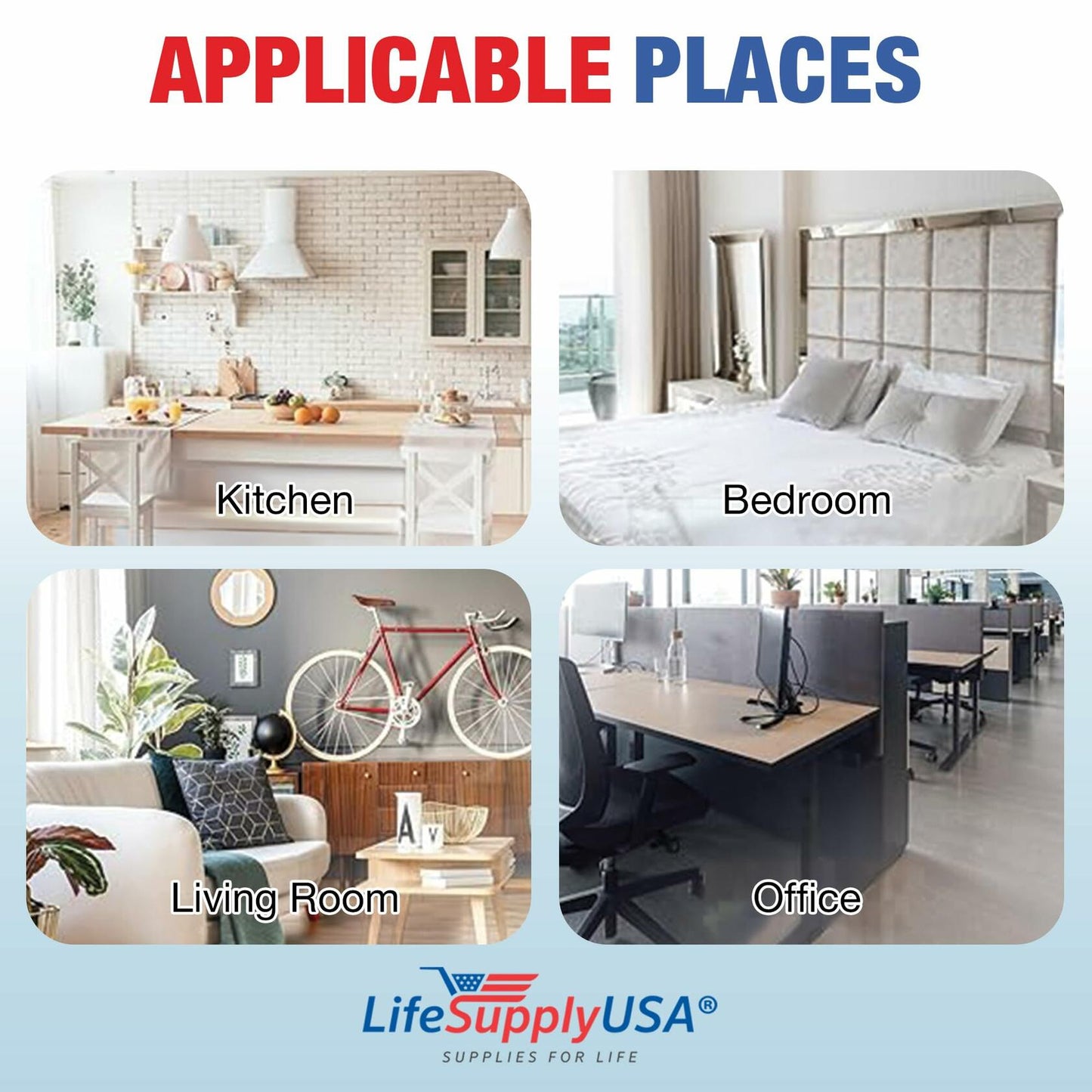 LifeSupplyUSA Humidifier Filter Replacement Pad Compatible Honeywell HAC-801