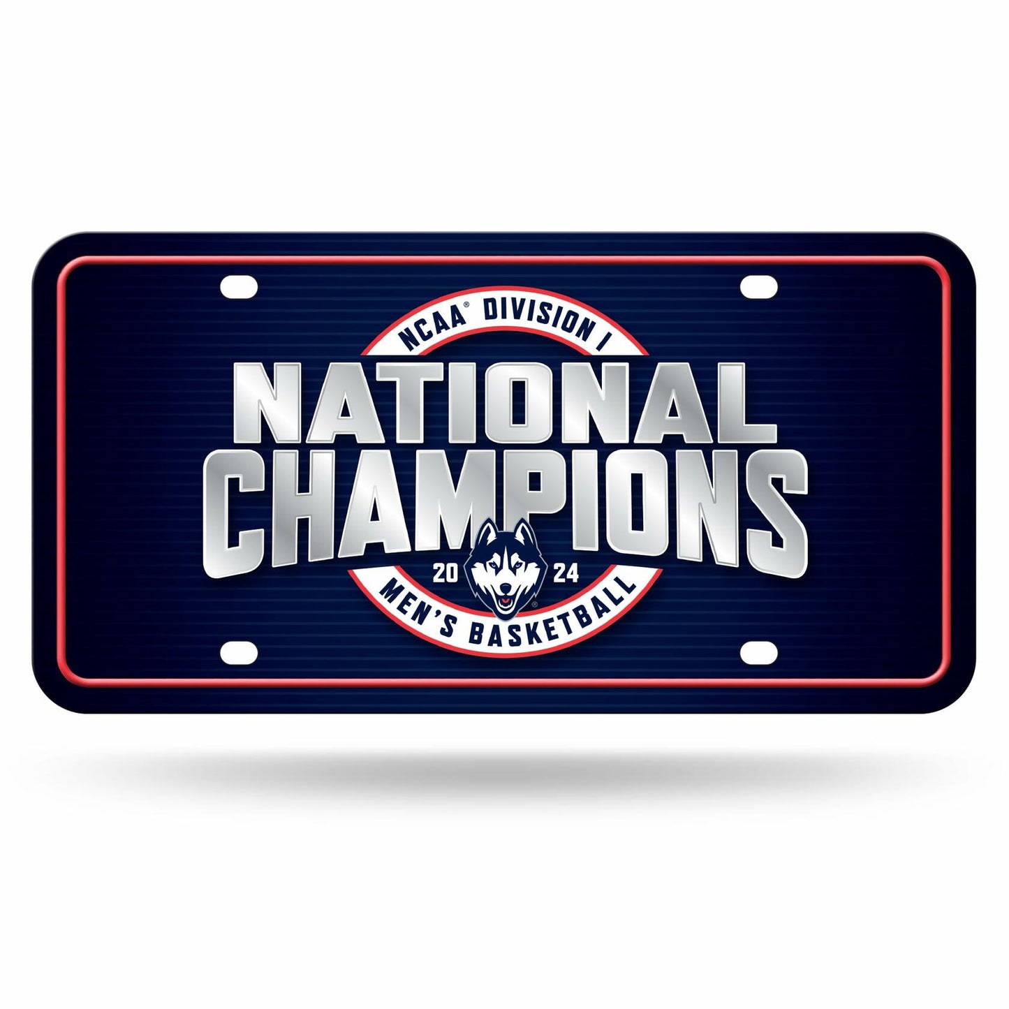 Rico Industries NCAA Connecticut Huskies 2024 Basketball Metal Tag