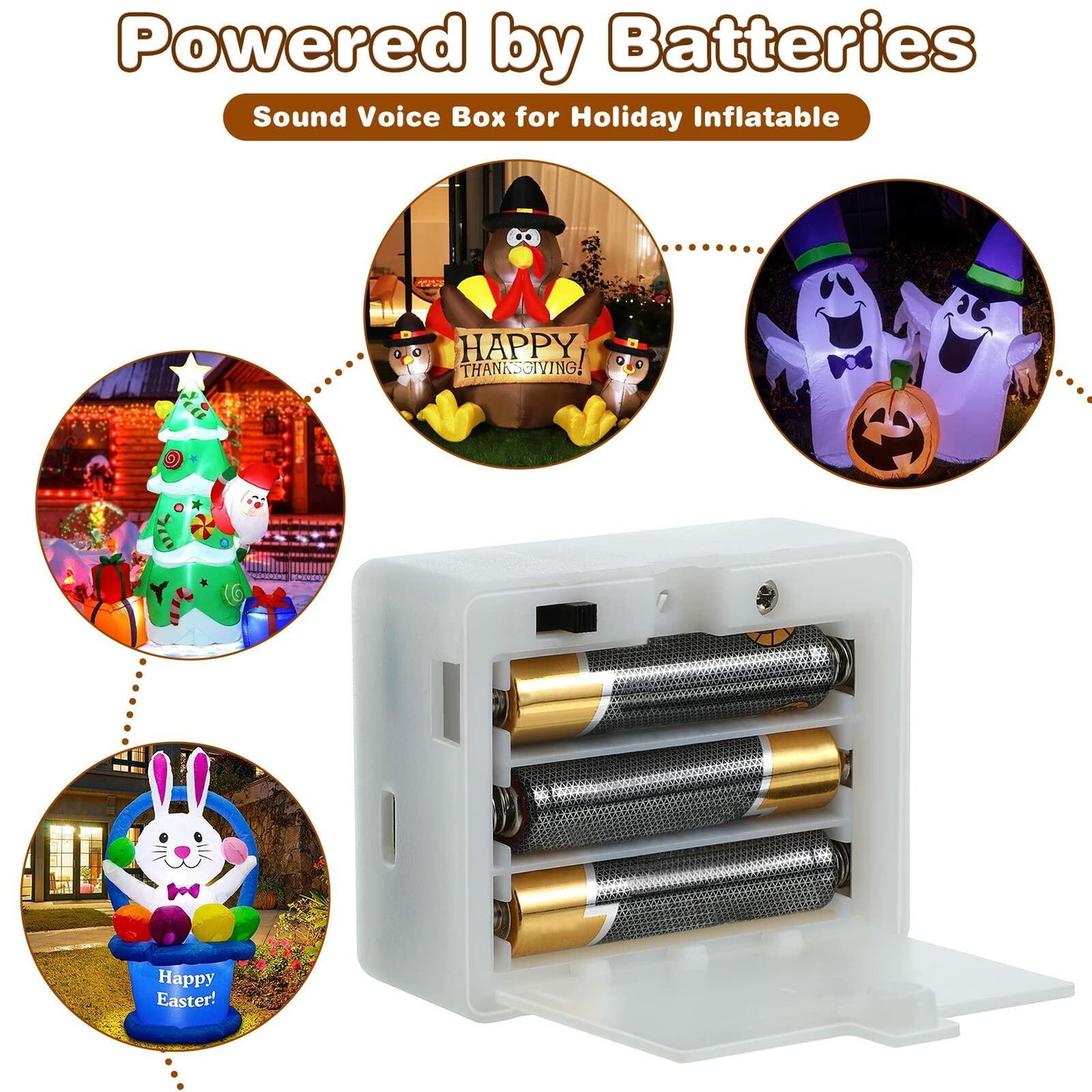 Enhon 960 Sec Voice Recorder for Stuffed Animal USB Audio Device 16M Record