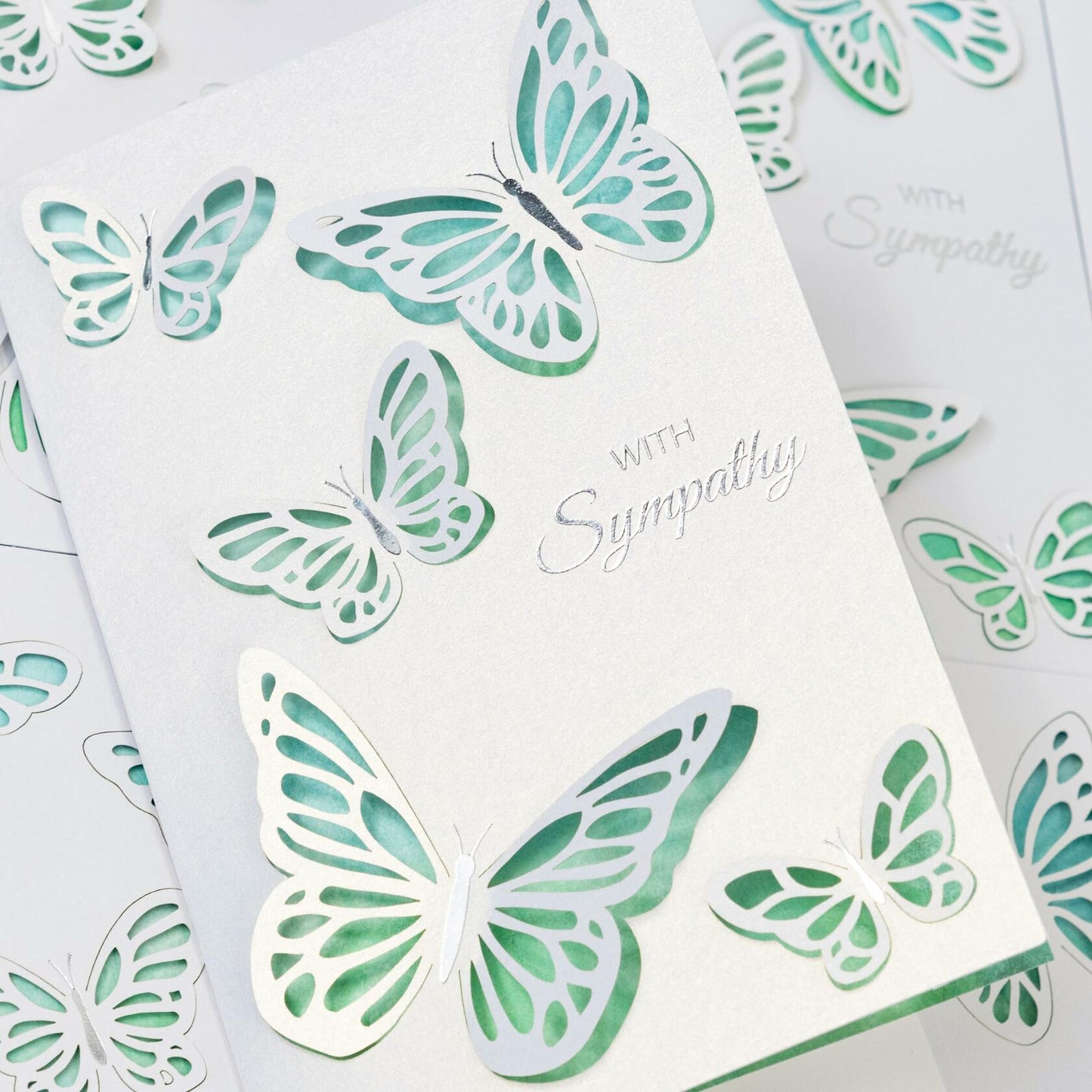 Crisky 25 Pack Religious Sympathy Cards White Flower Scripture 4 Assortments
