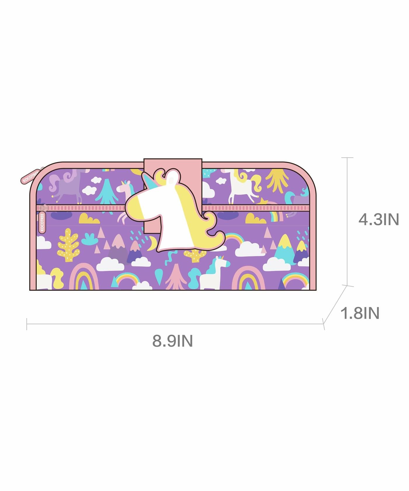 NPNGMYR Large Capacity Pencil Case Multi-Slot Organizer Bag for Girls Teens