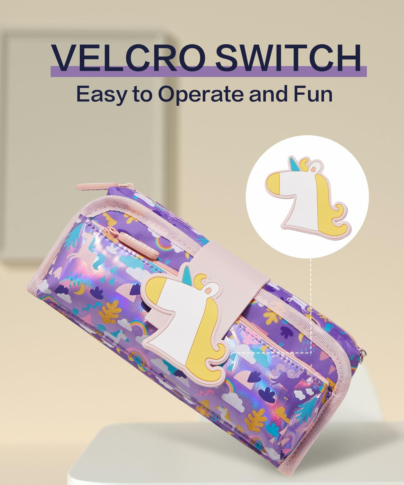 NPNGMYR Large Capacity Pencil Case Multi-Slot Organizer Bag for Girls Teens