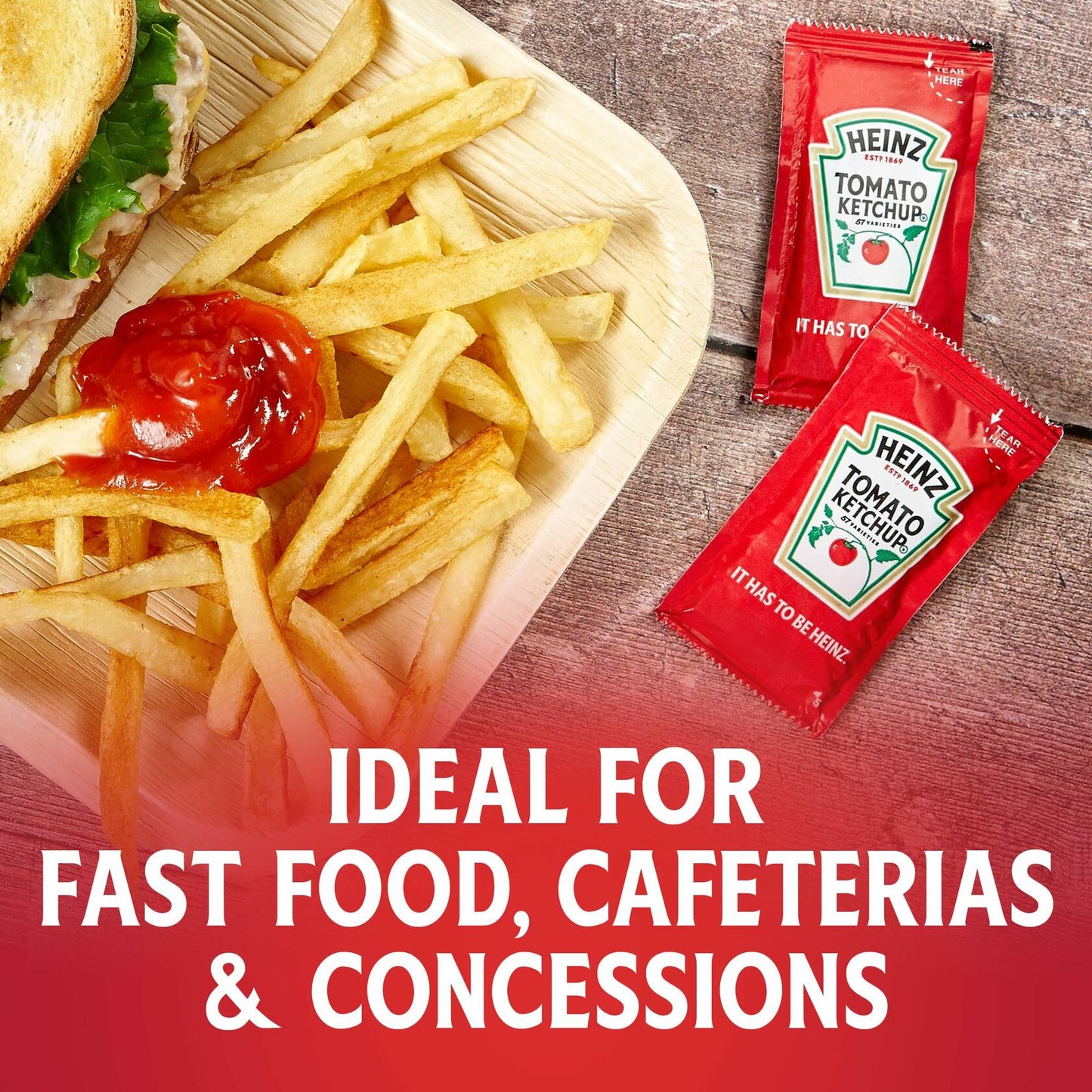 BestBy02/25 Heinz Ketchup Single Serve Packets 0.3oz Pack of 200