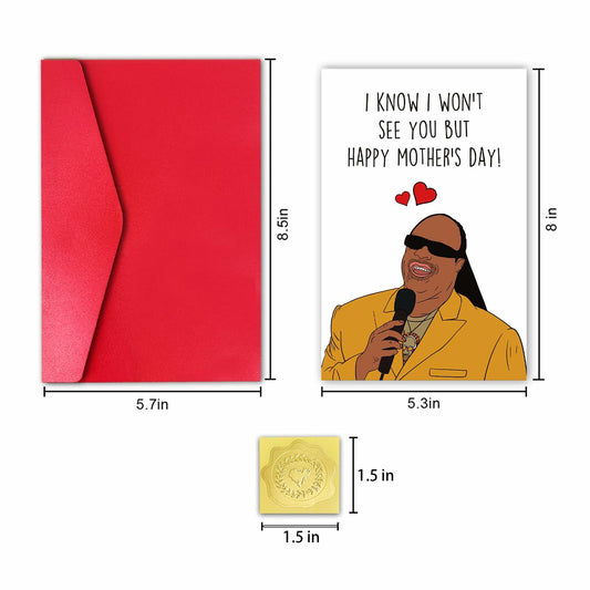 CSMOSJgreetings Mother's Day Card for Mom Wife Humorous Sons Daughters