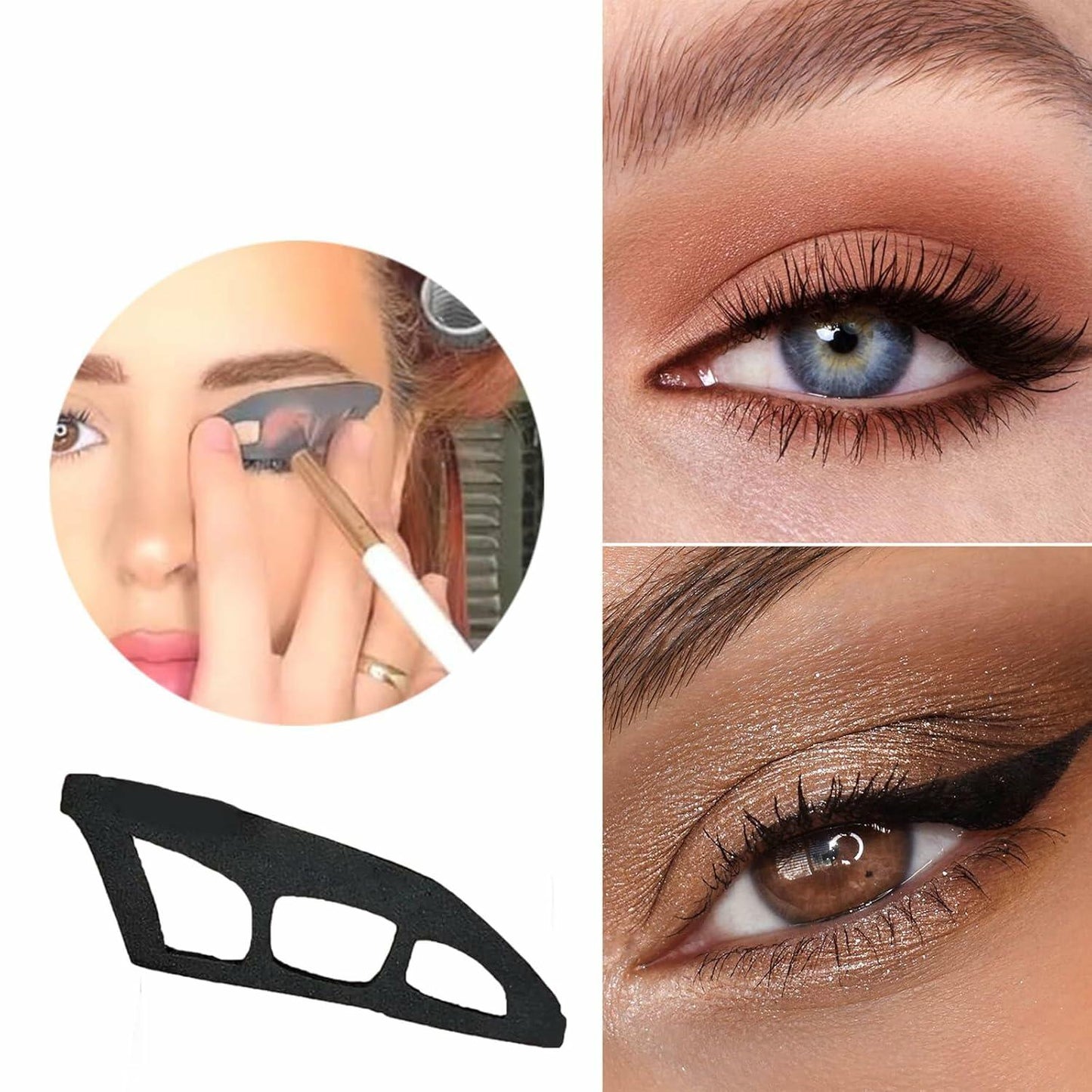 Eyetour Eyeshadow Guide Makeup Template Stencil Tool 2 Pieces