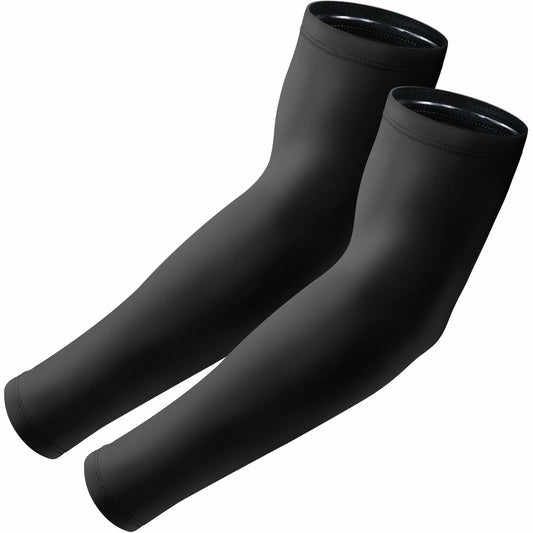 Aprilswan UV Sun Protection Arm Sleeves Non Slip Compression Black 1 Pair