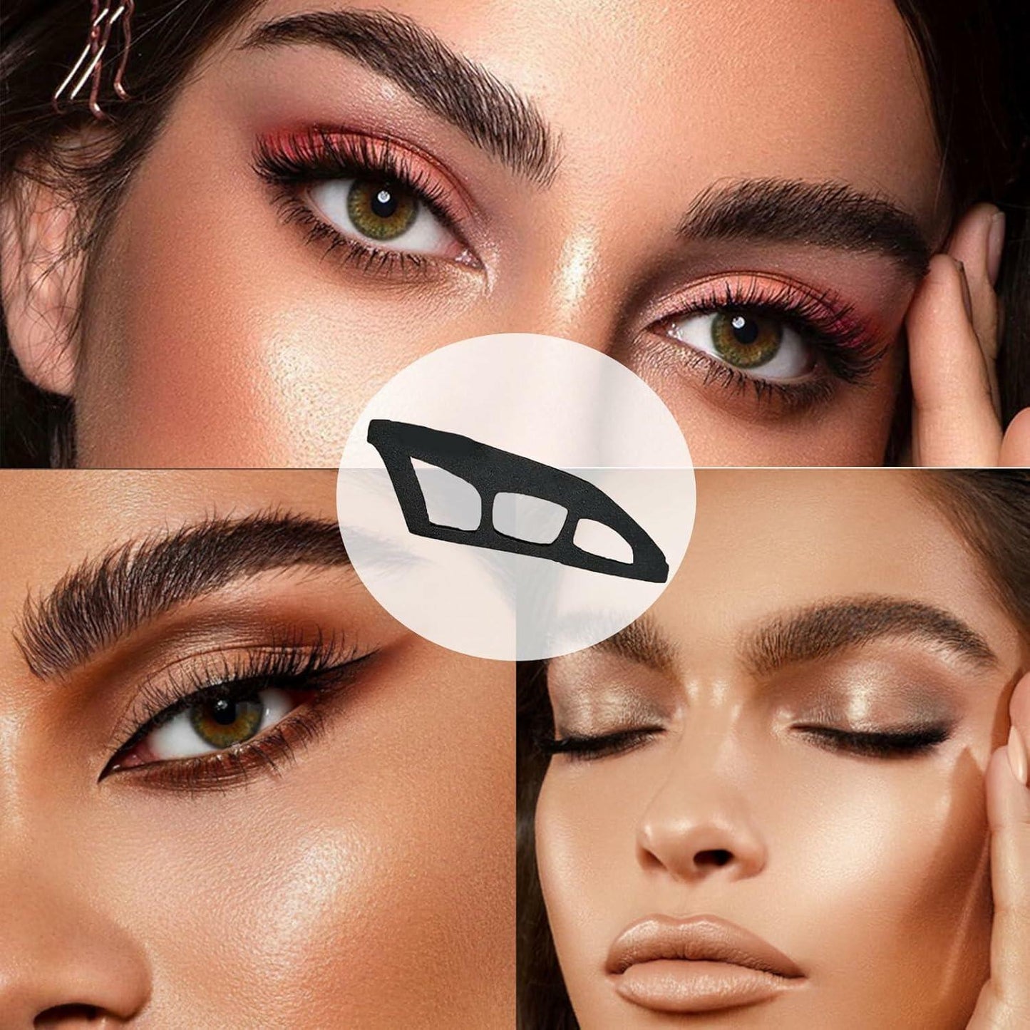 Eyetour Eyeshadow Guide Makeup Template Stencil Tool 2 Pieces