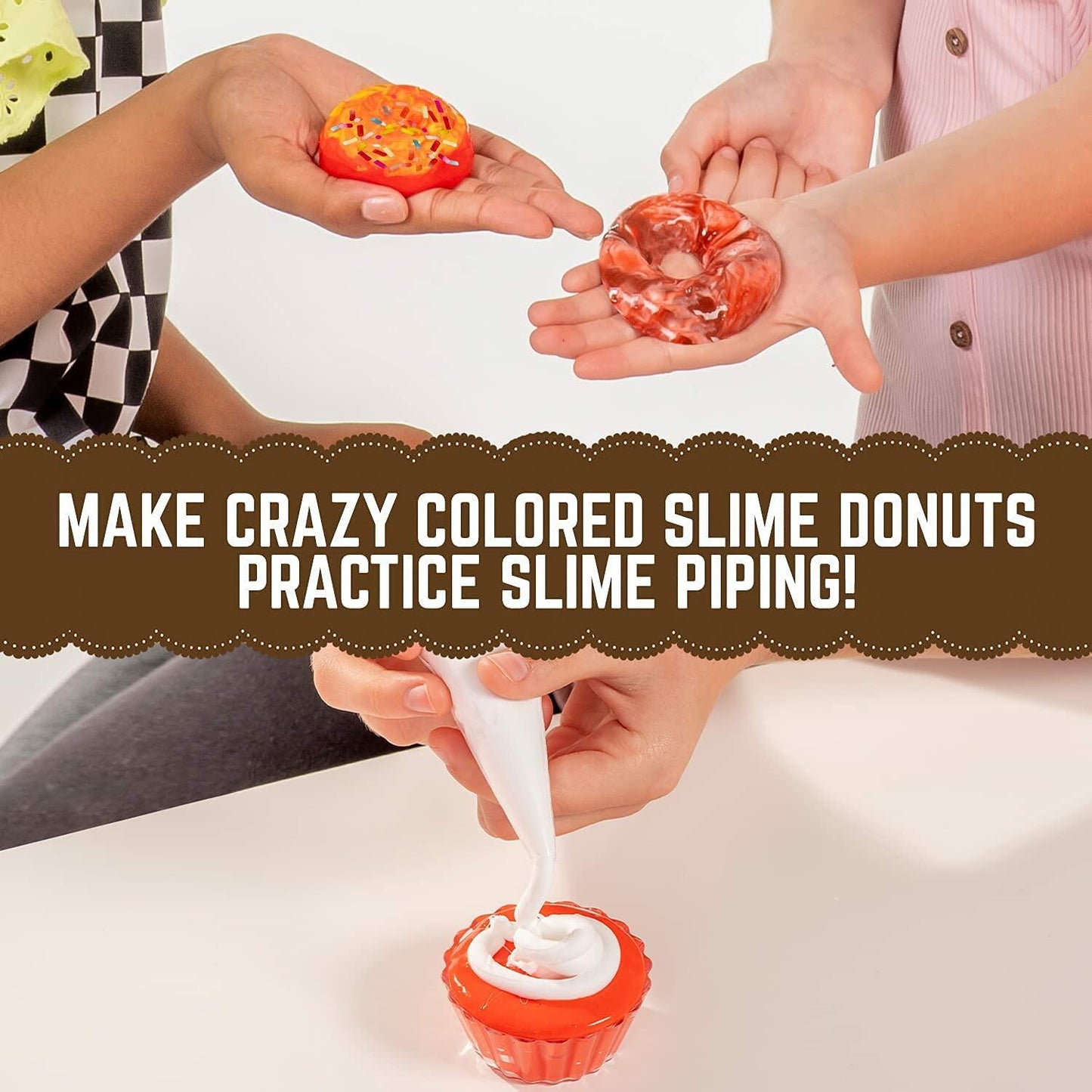 GirlZone Sweet Treats Butter Slime Bakery Kit, Make Cake Scented Slime Fun