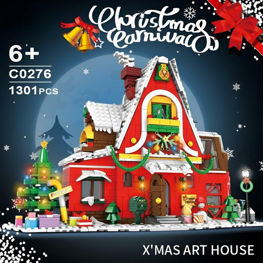 Chodia Gingerbread House Building Block Set Xmas Ornaments 1301 PCS