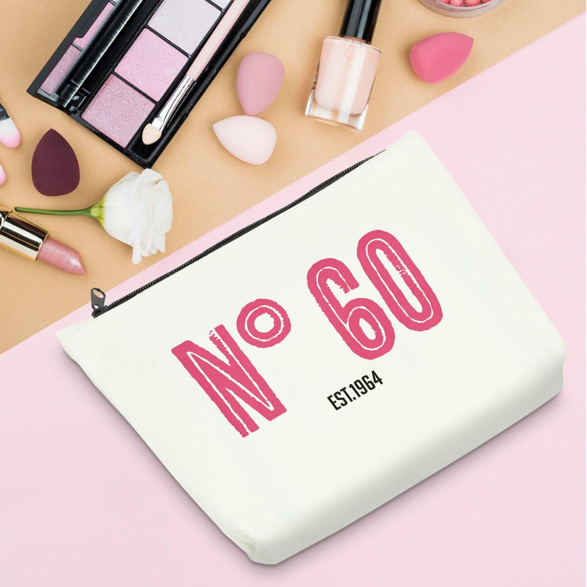 Sldpngo 40th Birthday Makeup Bag Cosmetic Pouch for Women