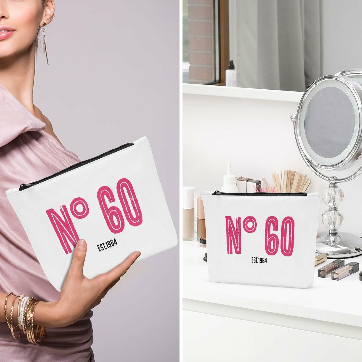 Sldpngo 40th Birthday Makeup Bag Cosmetic Pouch for Women
